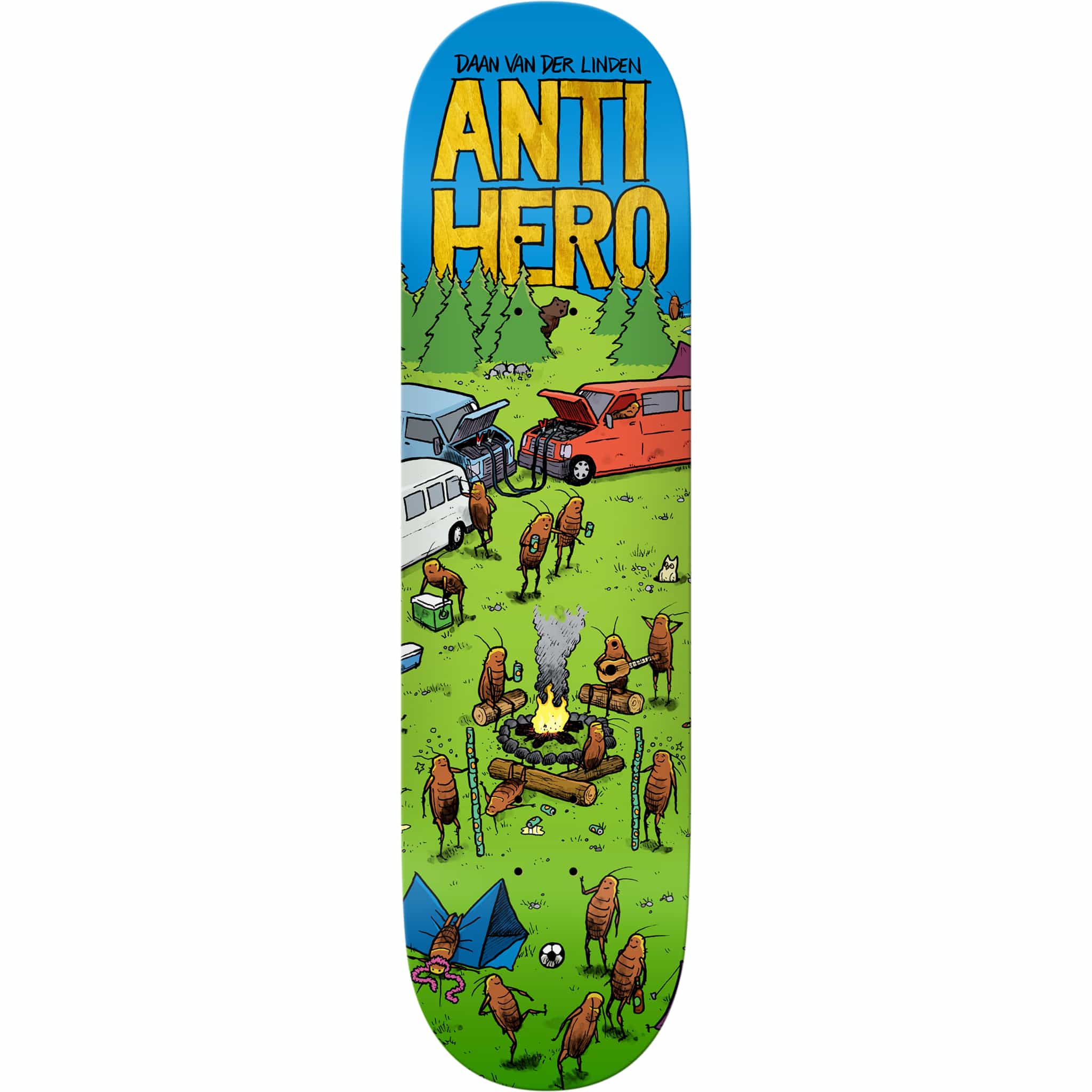 Anti Hero Daan VDL Roached Out 2 Skateboard Deck 8.28" Skateboard