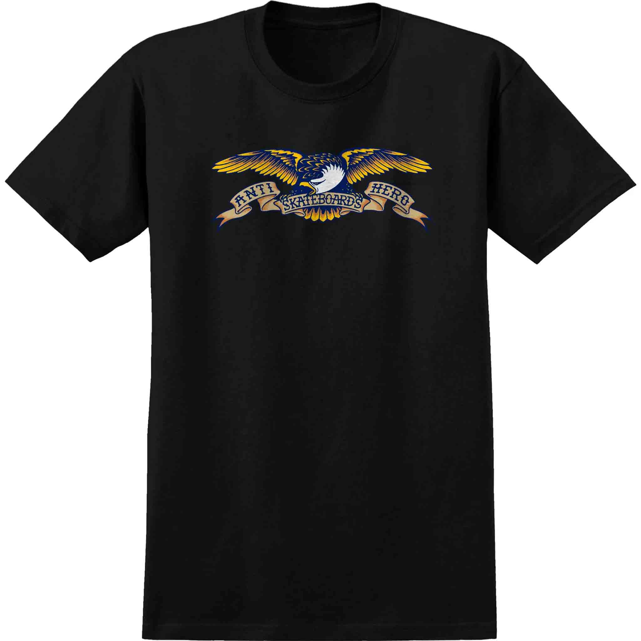 Anti Hero Eagle Ringspun Tee Black T Shirt