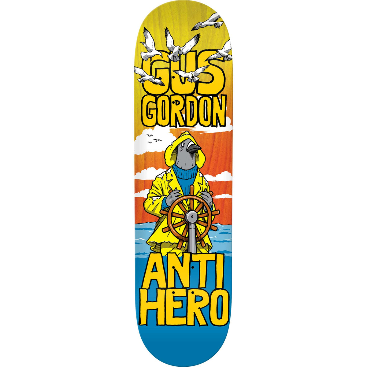 Anti Hero Gus Gordon Pro Fishstick Skateboard Deck 8.5" Skateboard