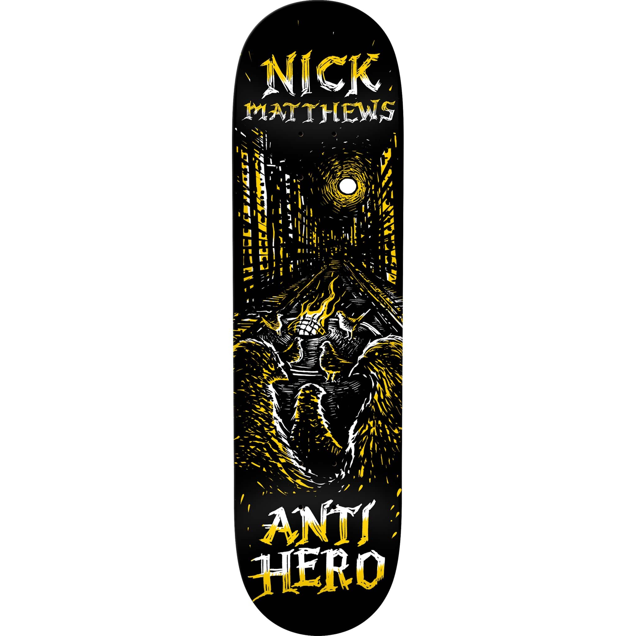 Anti Hero Matthews Fireside Skateboard Deck 8.5" Skateboard