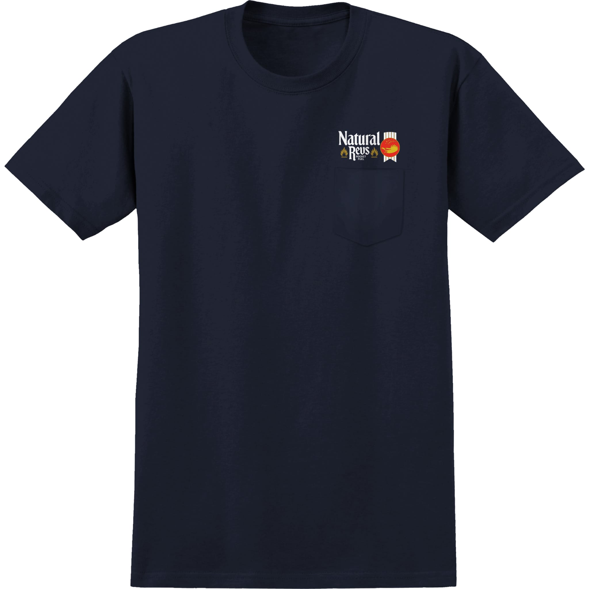 Anti Hero Natty Revs Pocket T-Shirt Navy T Shirt