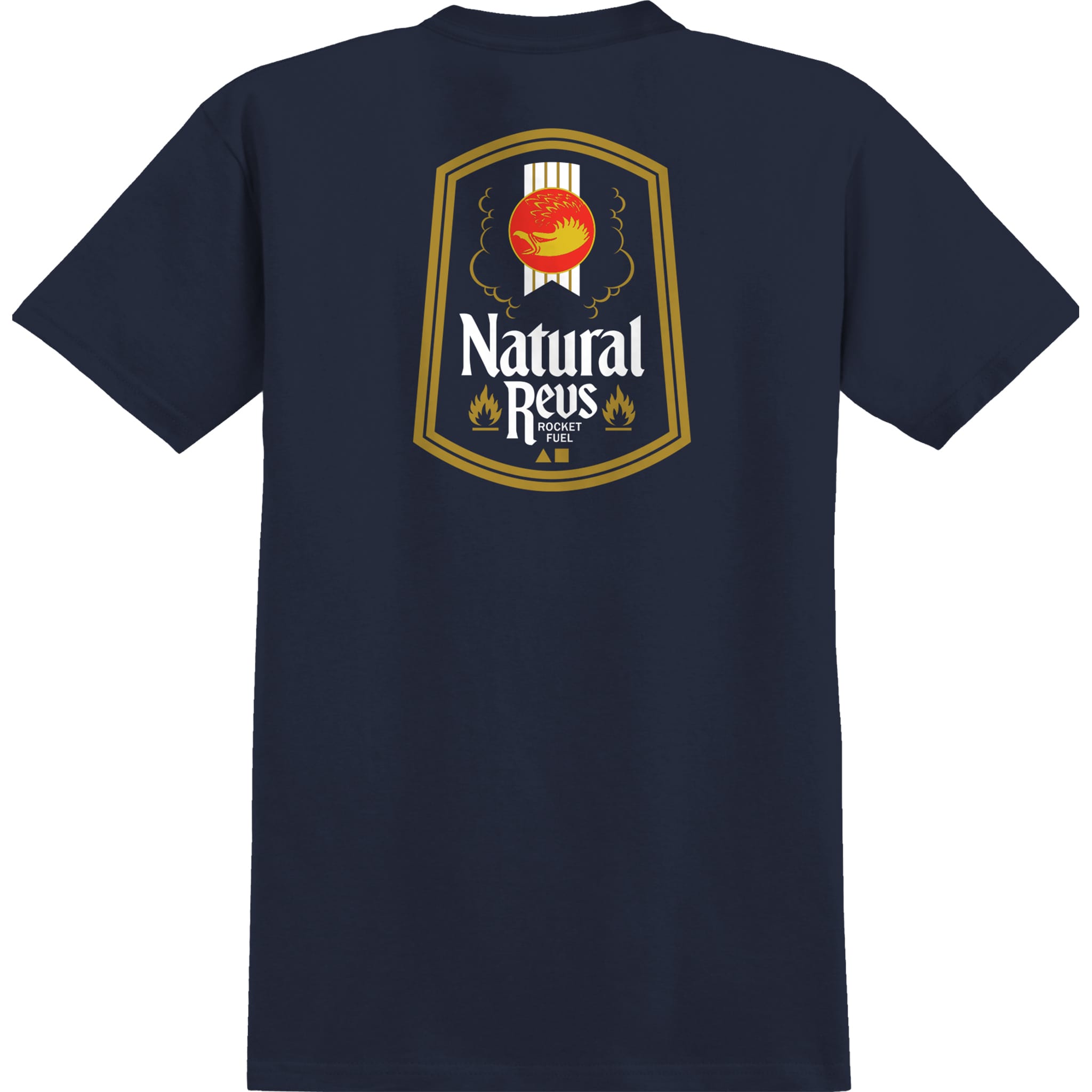 Anti Hero Natty Revs Pocket T-Shirt Navy T Shirt