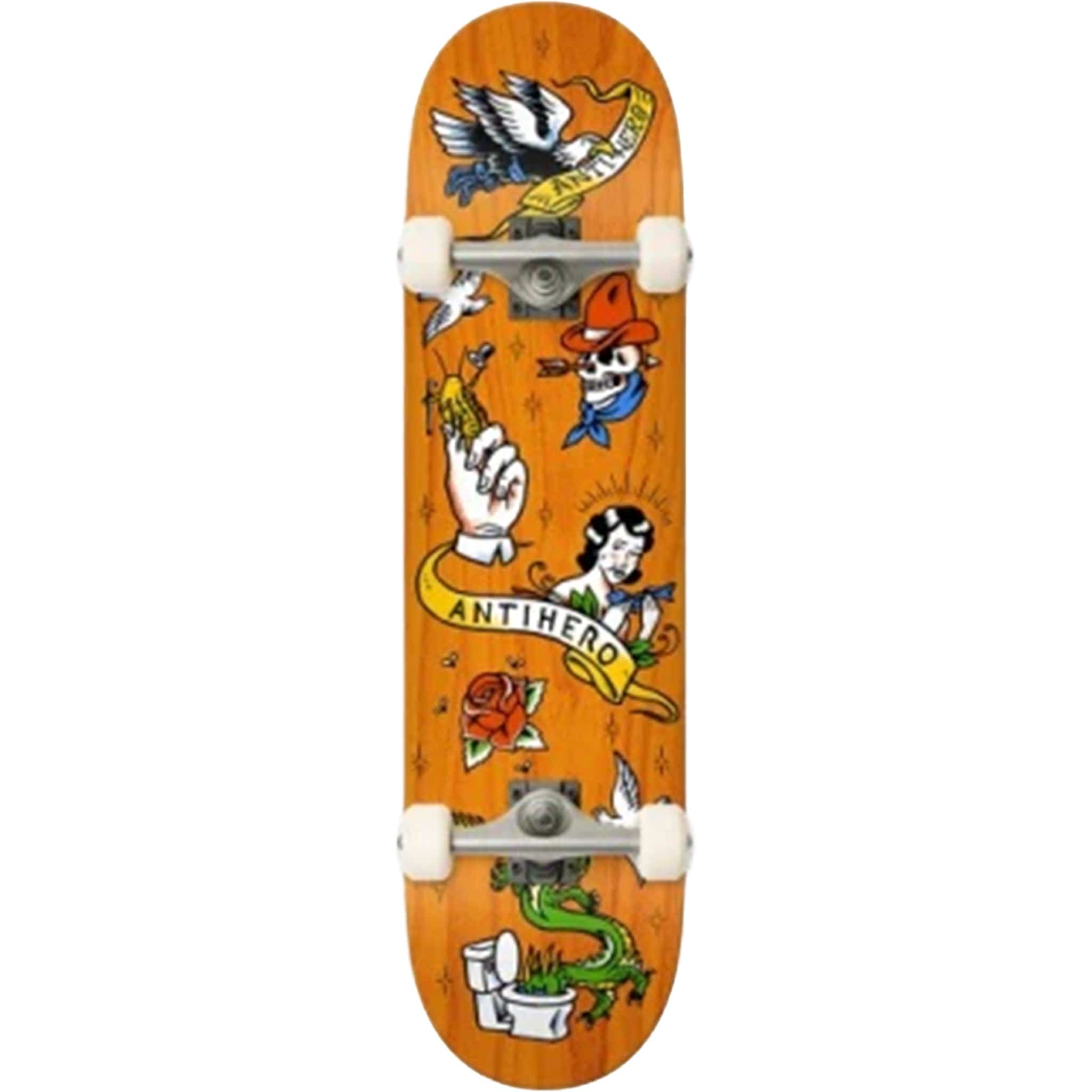 Anti Hero No Regerts Skateboard Complete 8.06" Skateboard Complete