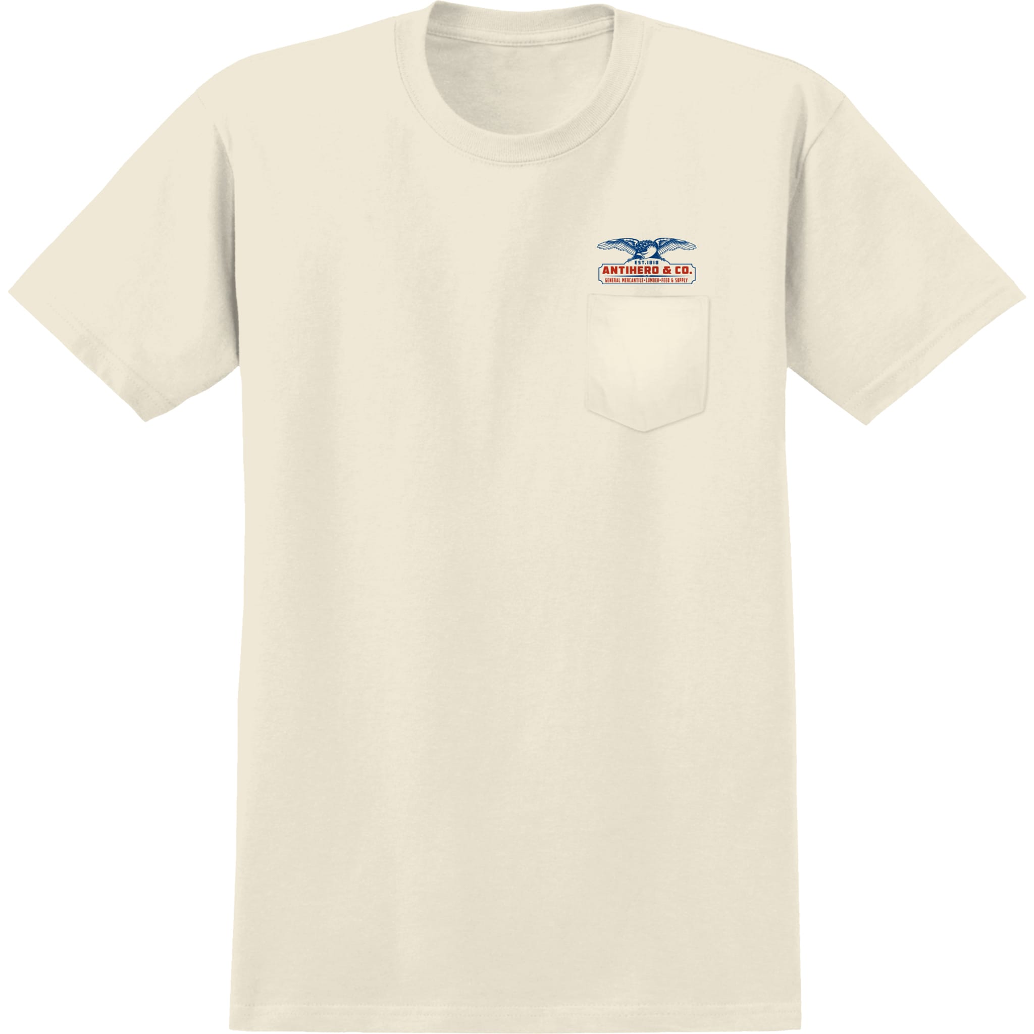 Anti Hero Pigeon Mash II Pocket T-Shirt Natural T Shirt