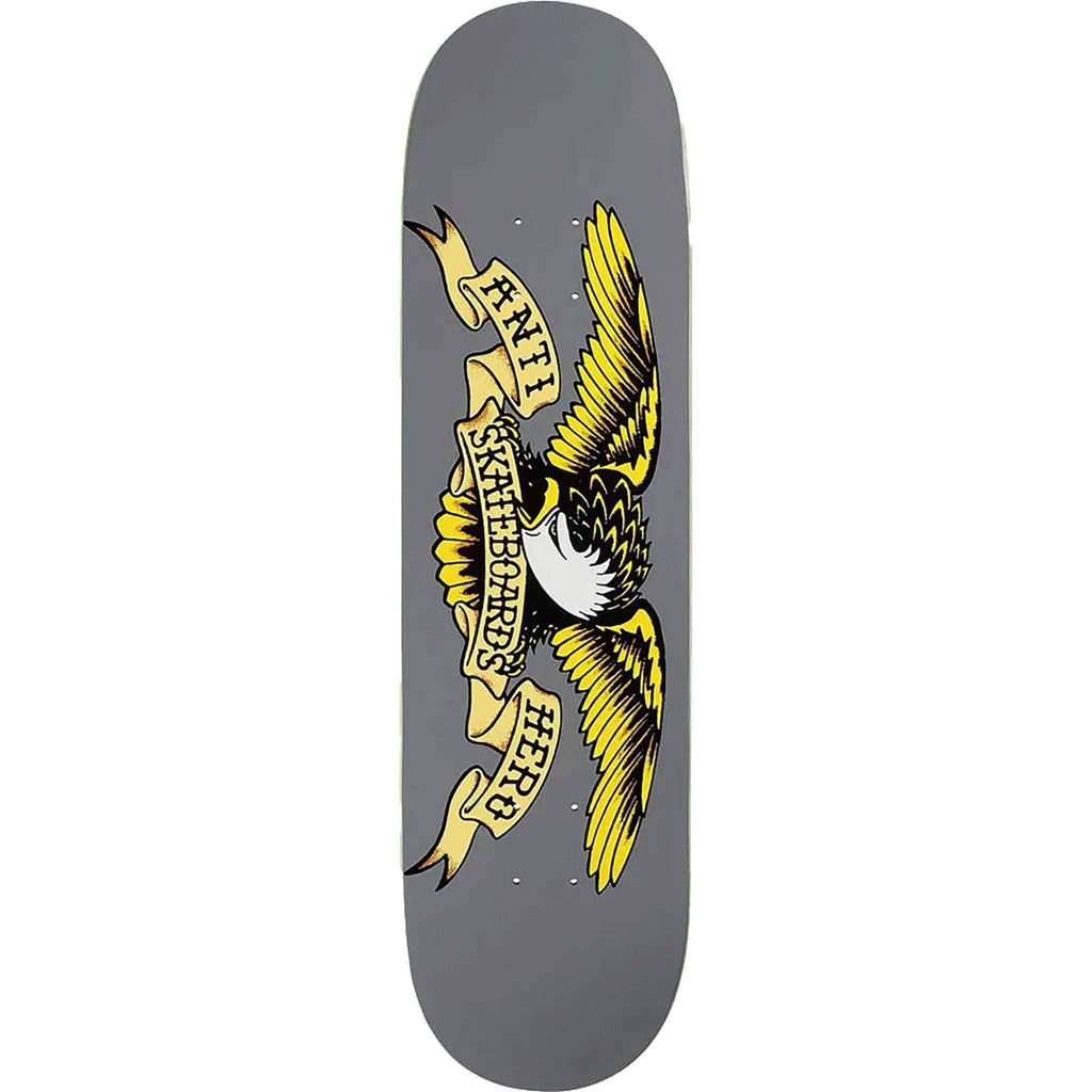 Anti Hero Team Classic Eagle Grey 8.25" Skateboard Deck Skateboard