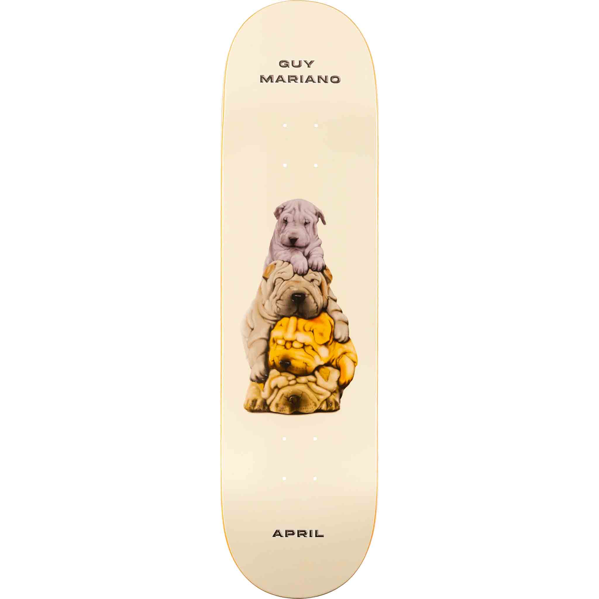 April Guy Mariano The Dogs 8.38" Skateboard Deck Skateboard