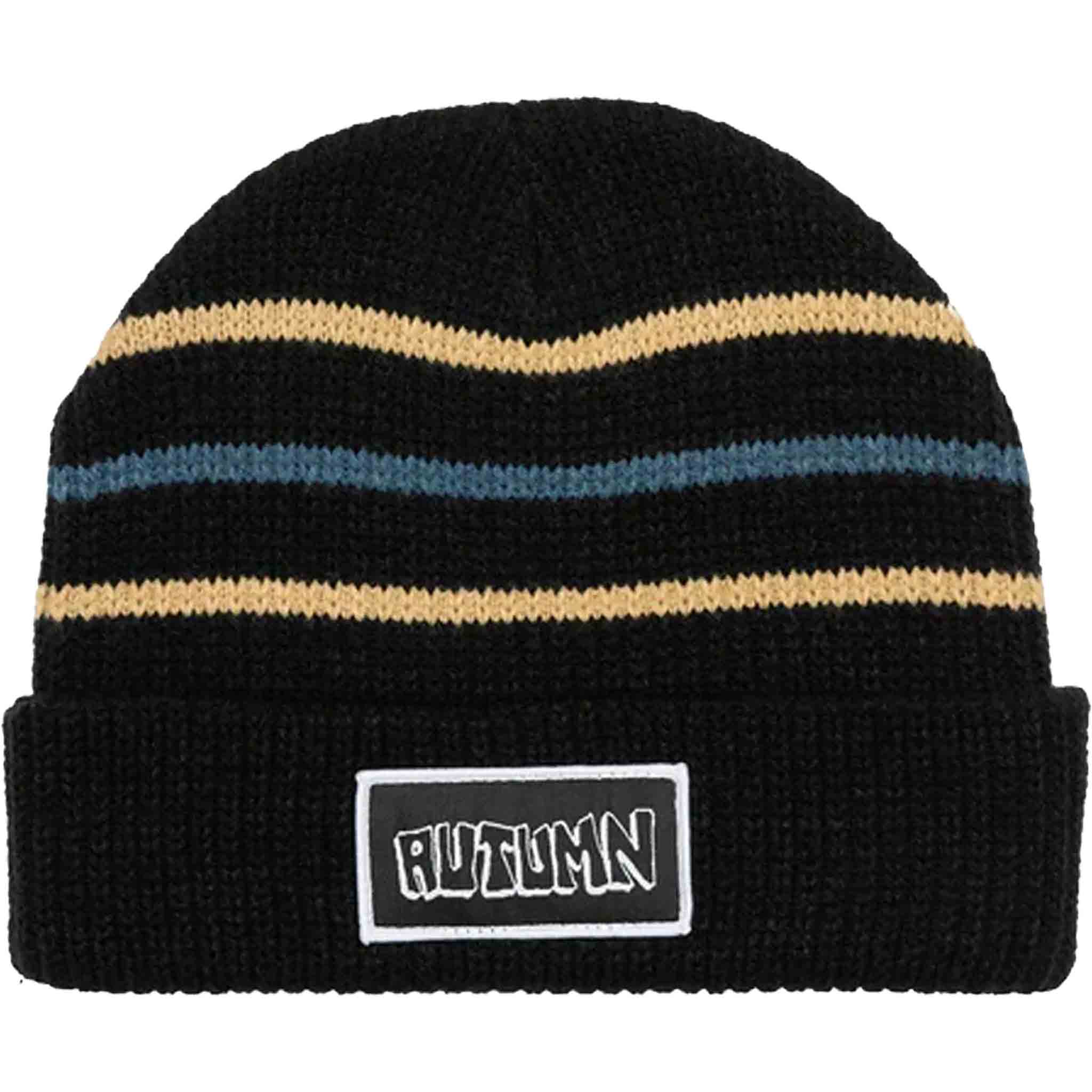 Autumn Simple Retro Beanie Vintage Black Beanie