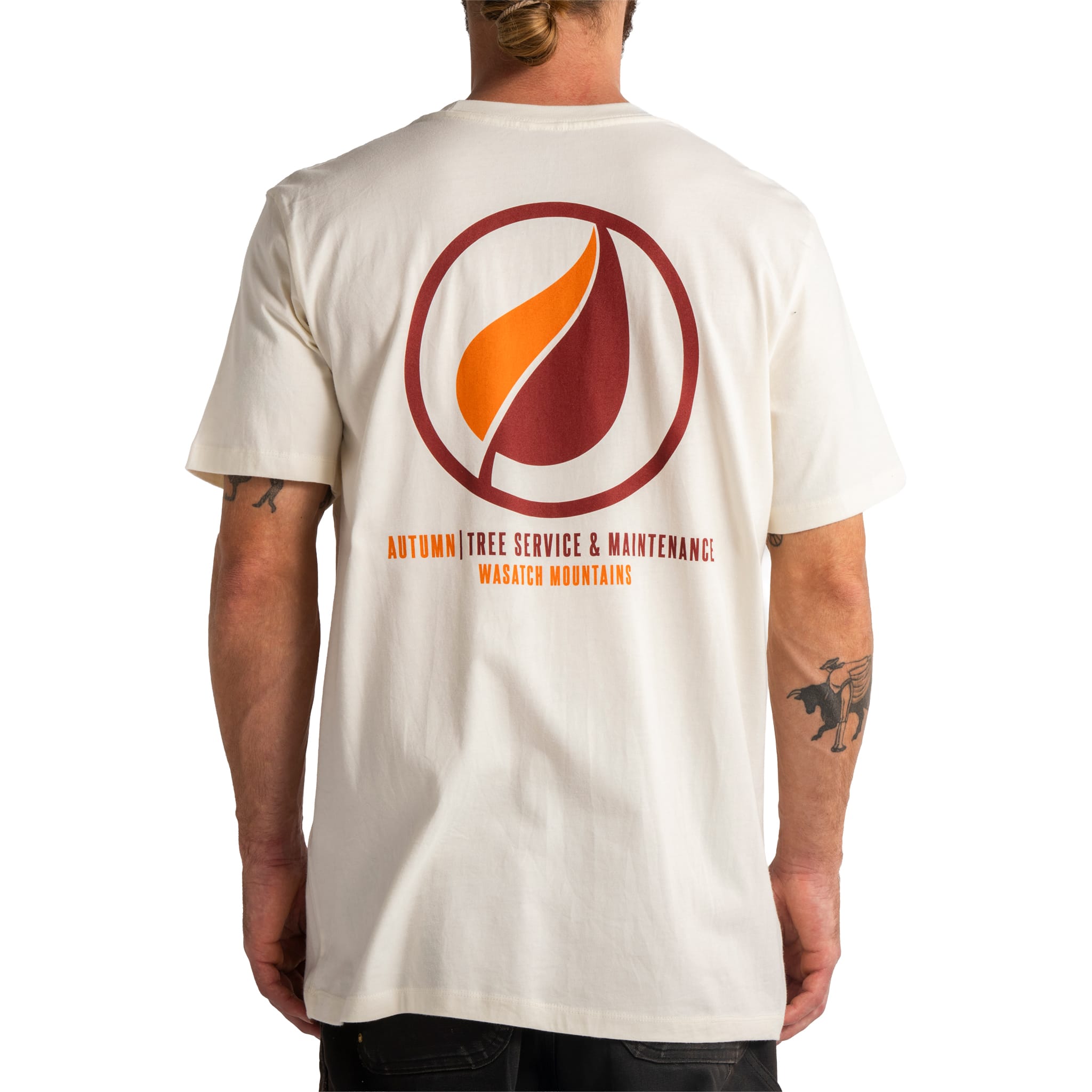 Autumn Tree Service T-Shirt Vintage White T Shirt