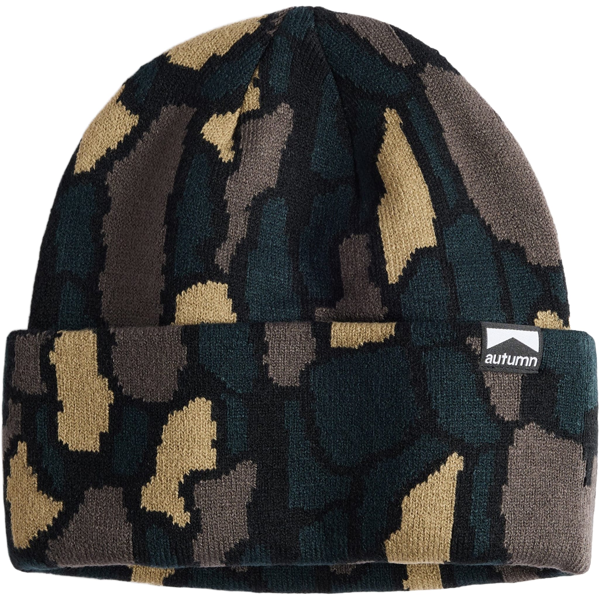 Autumn Treebark Beanie Black Beanie