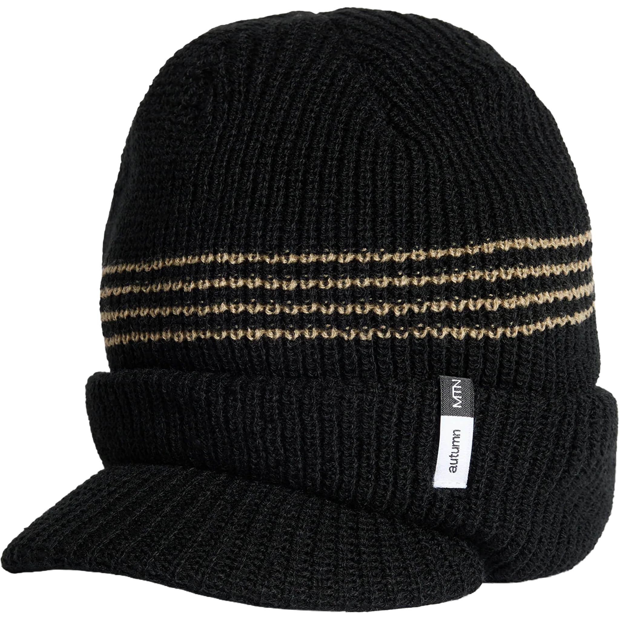 Autumn Visor Beanie Black Beanie