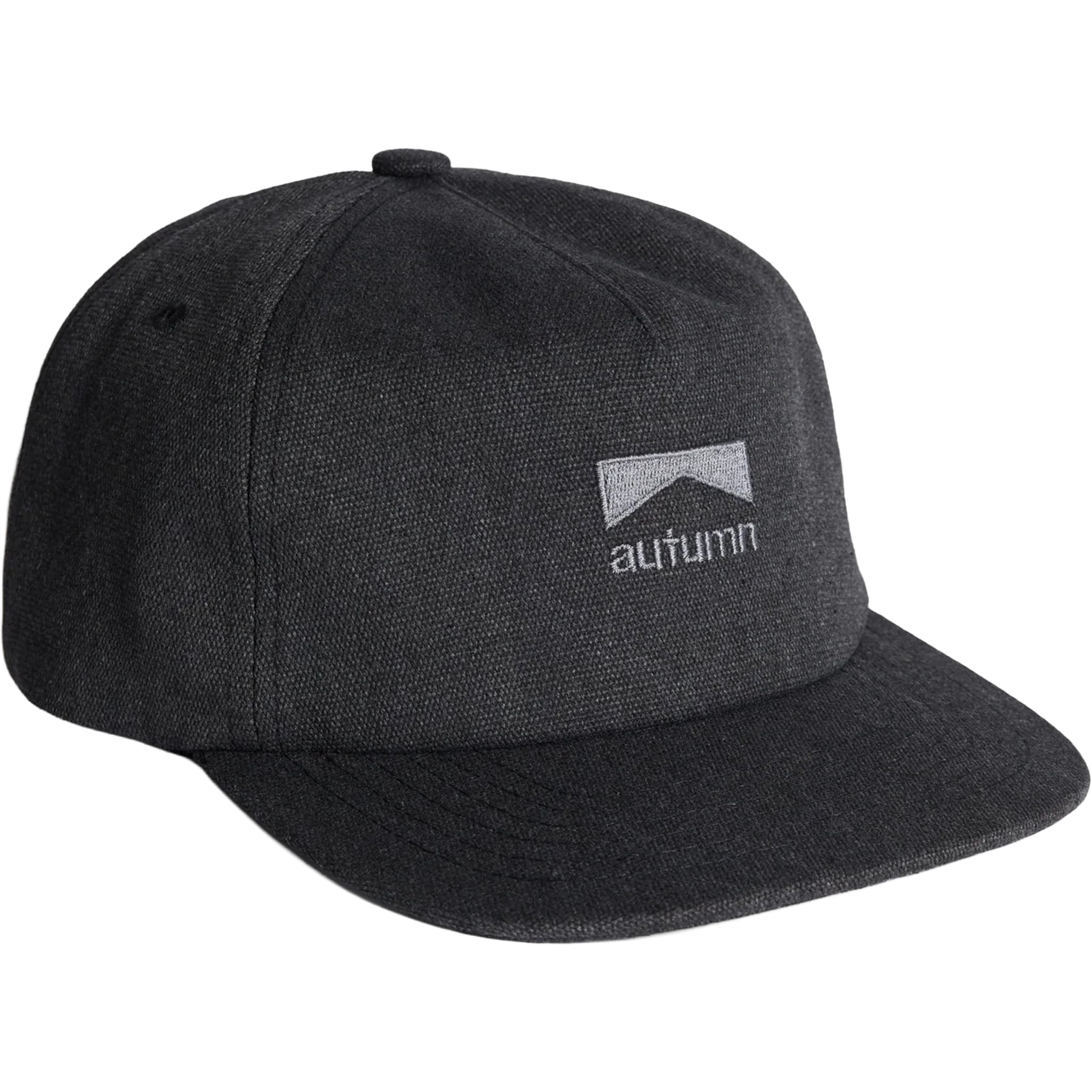 Autumn Washed Canvas Strapback Hat Black Hats