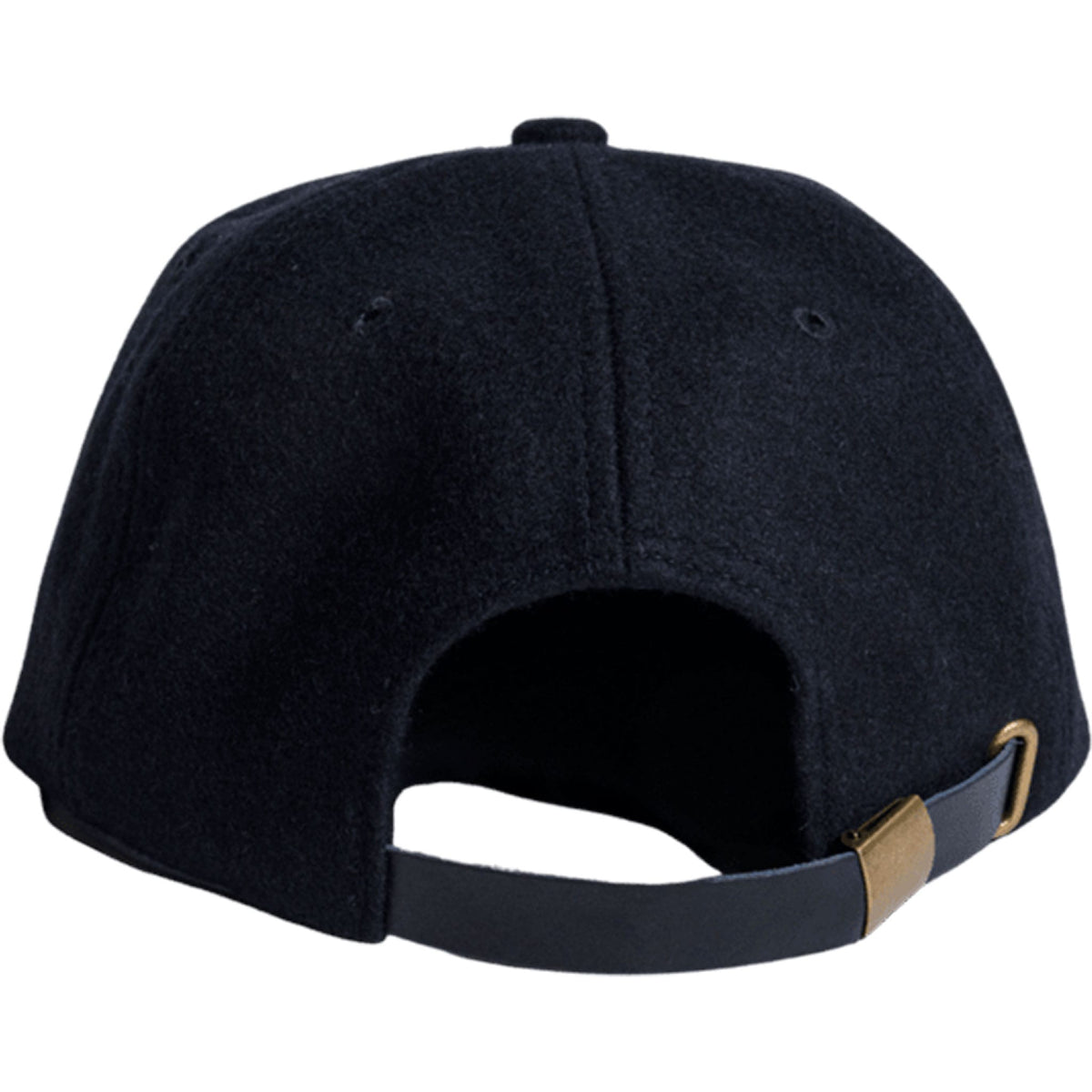 Autumn Wool Six Panel Strapback Black Beanies