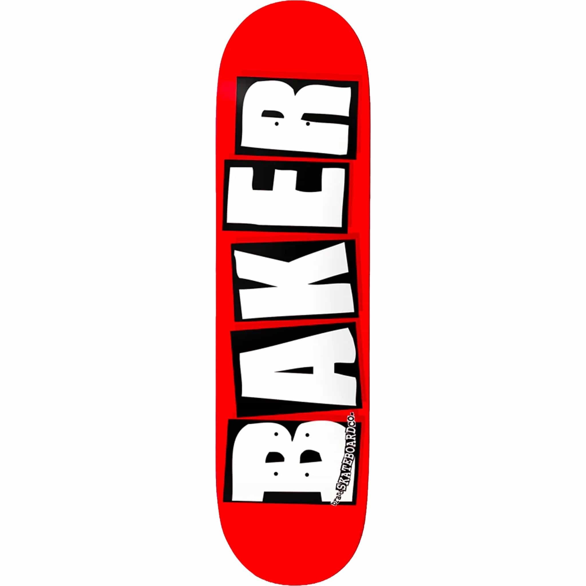 Baker Brand Logo White Skateboard Deck 8.125" Skateboard