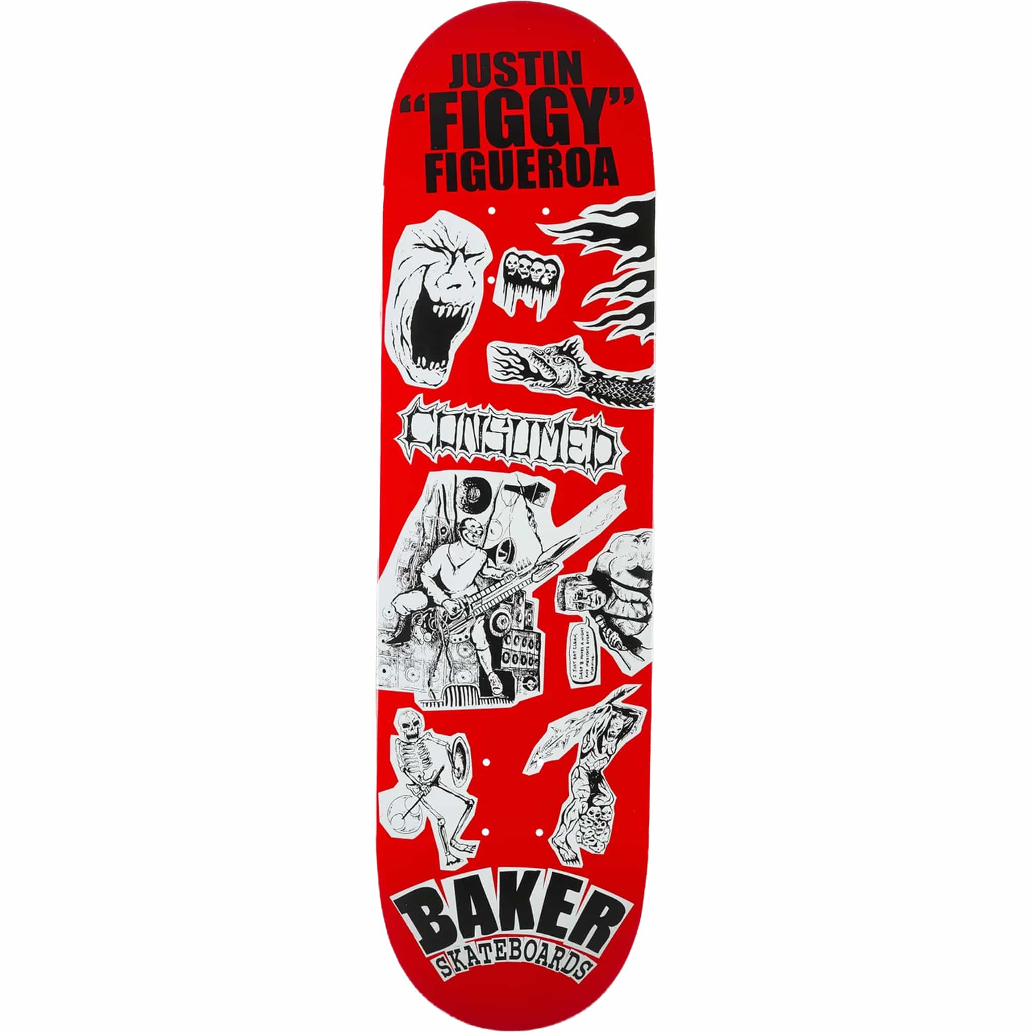 Baker Figgy Divine Evil Skateboard Deck 8.38" Skateboard