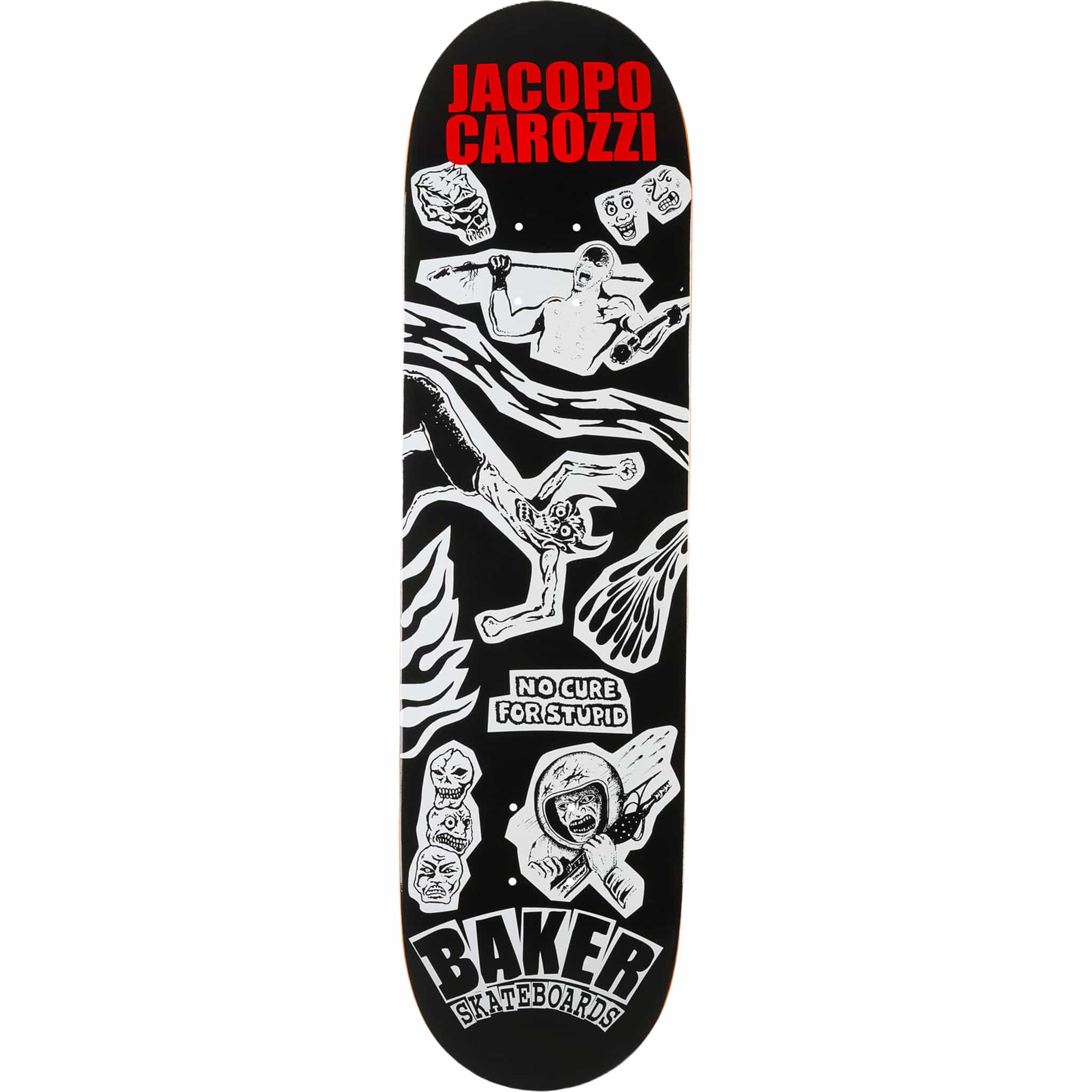 Baker Jacopo Carozzi Divine Evil Skateboard Deck 8.25" Skateboard