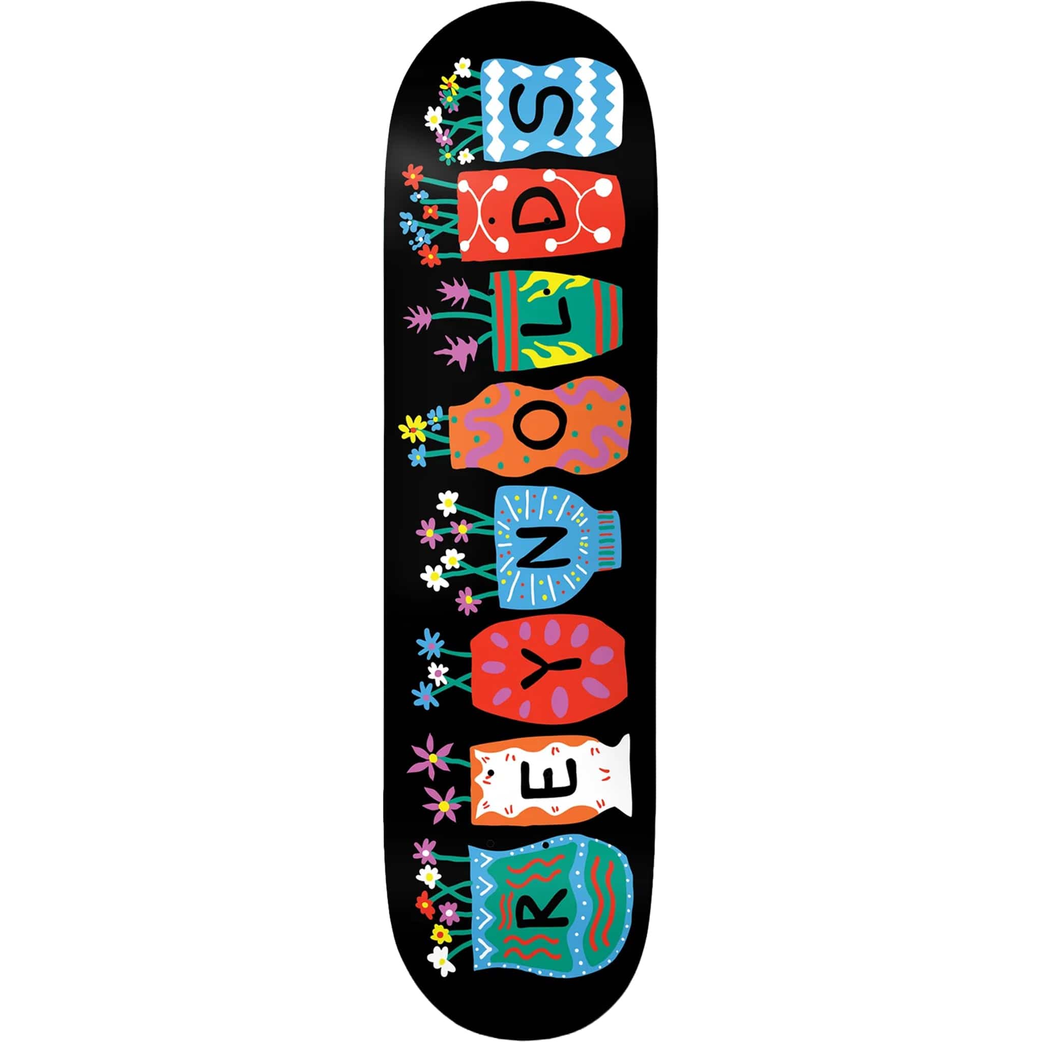 Baker Reynolds Pots & Flowers Skateboard Deck 8.5" Skateboard