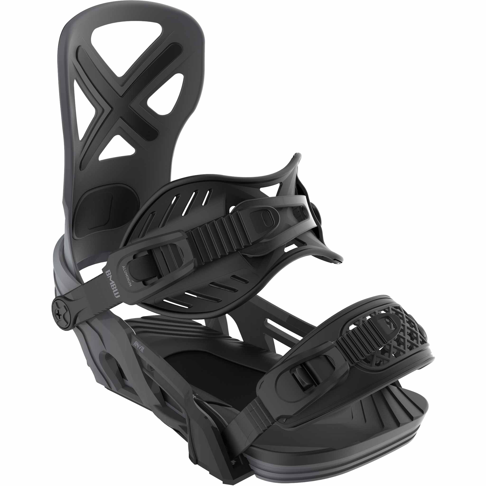 Bent Metal Anvil Snowboard Binding Black Grey 2026 Mens Bindings