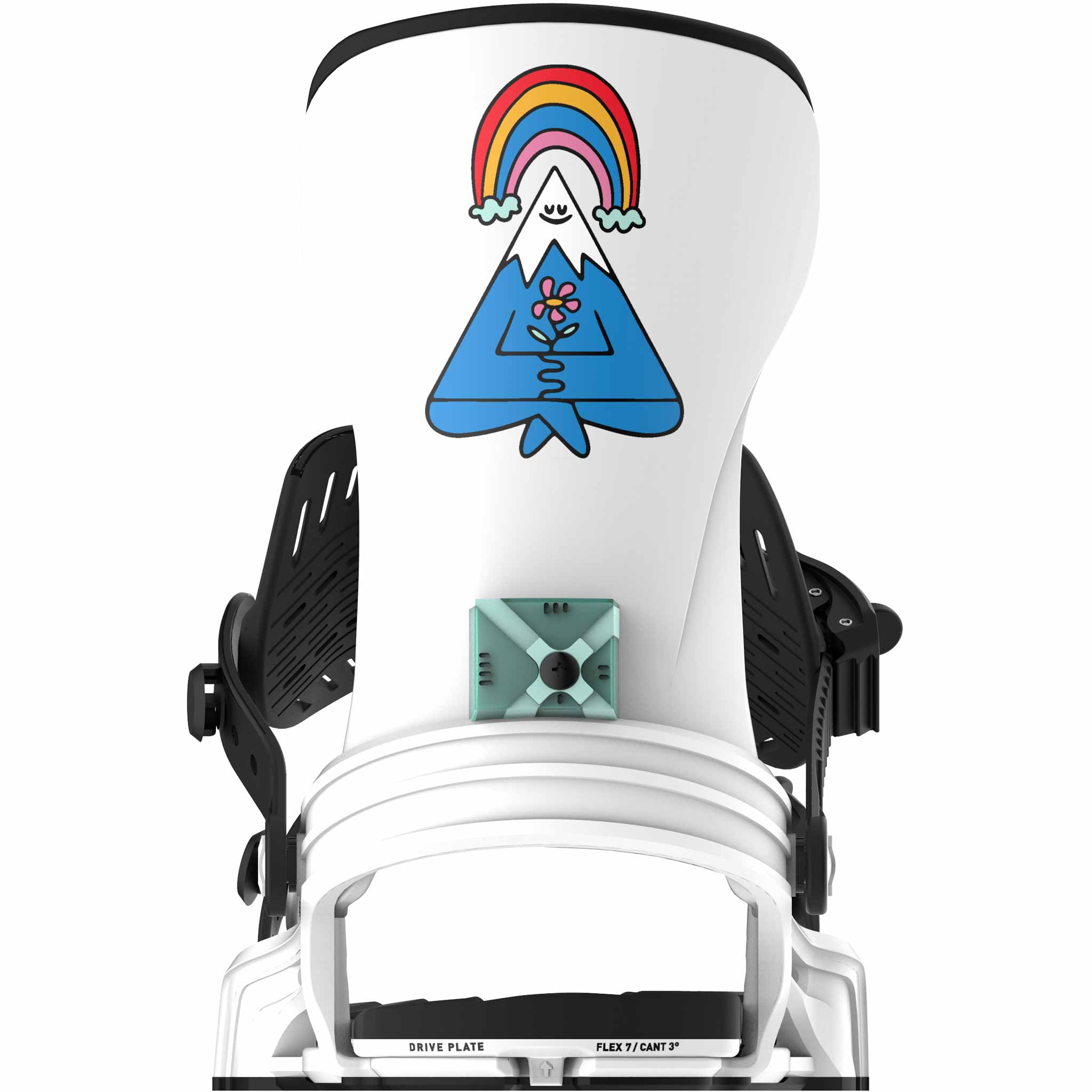 Bent Metal Stylist Snowboard Binding White 2026 Mens Bindings