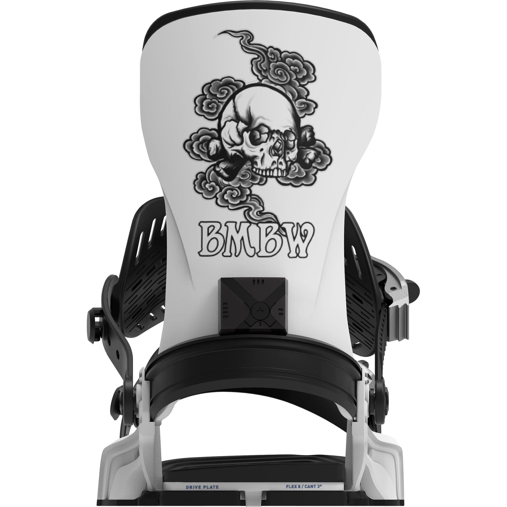 Bent Metal Transfer Snowboard Binding White 2027 Mens Snowboard Bindings