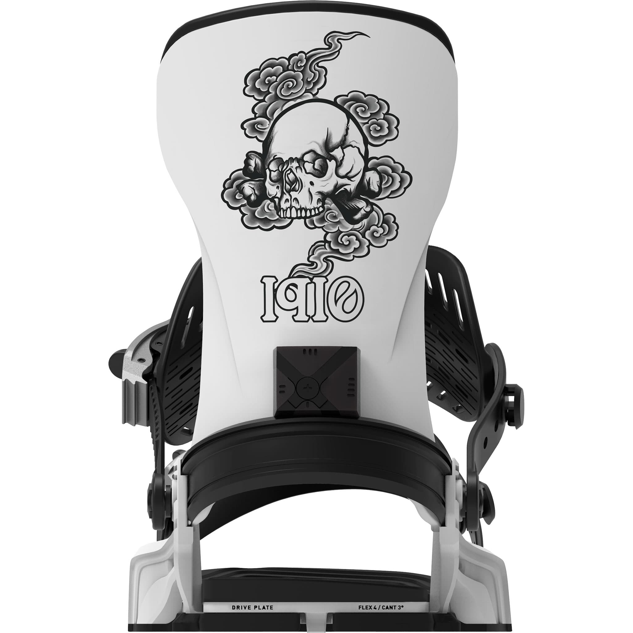 Bent Metal Transfer Snowboard Binding White 2027 Mens Snowboard Bindings