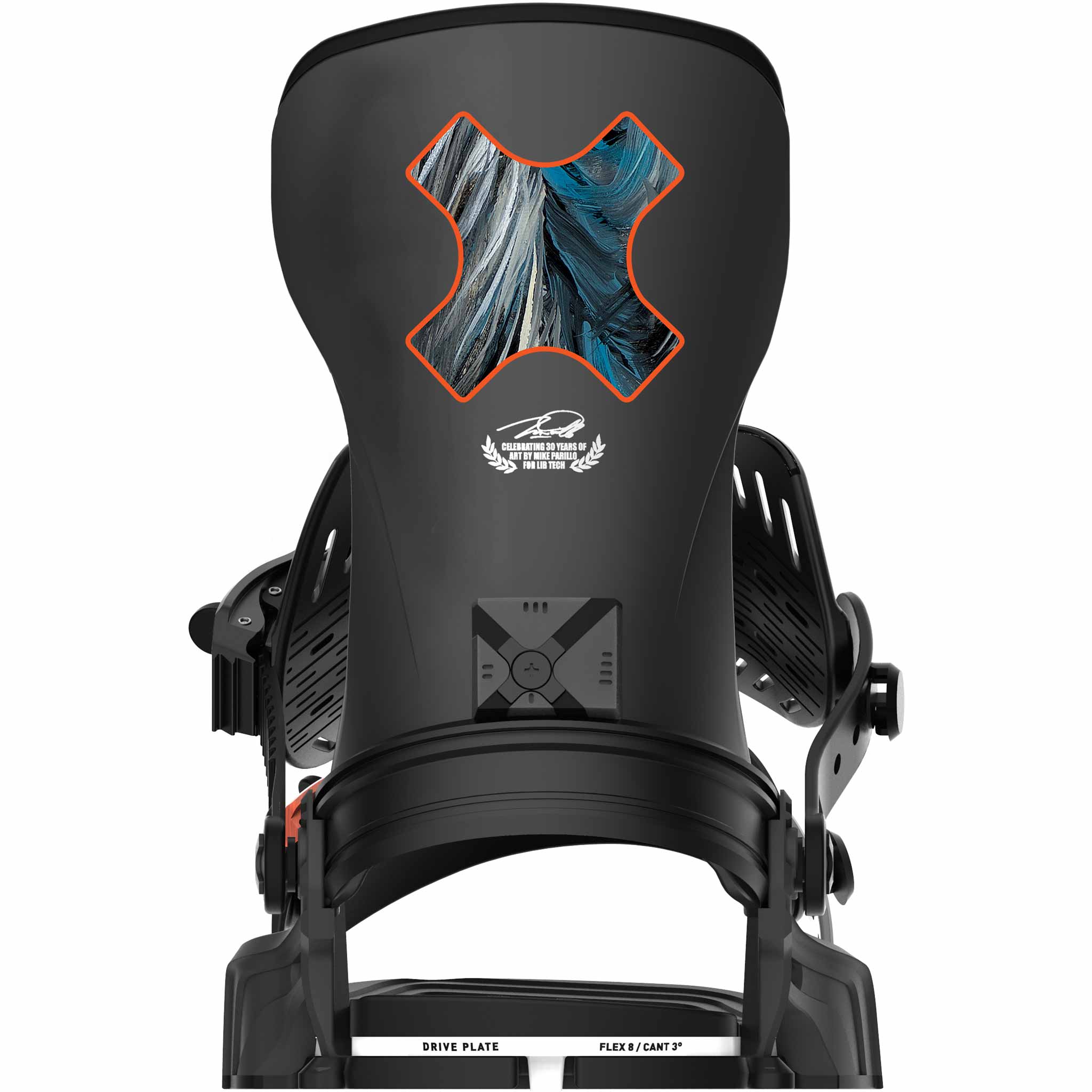 Bent Metal X Lib Tech Transfer Snowboard Binding Black 2026 Mens Bindings