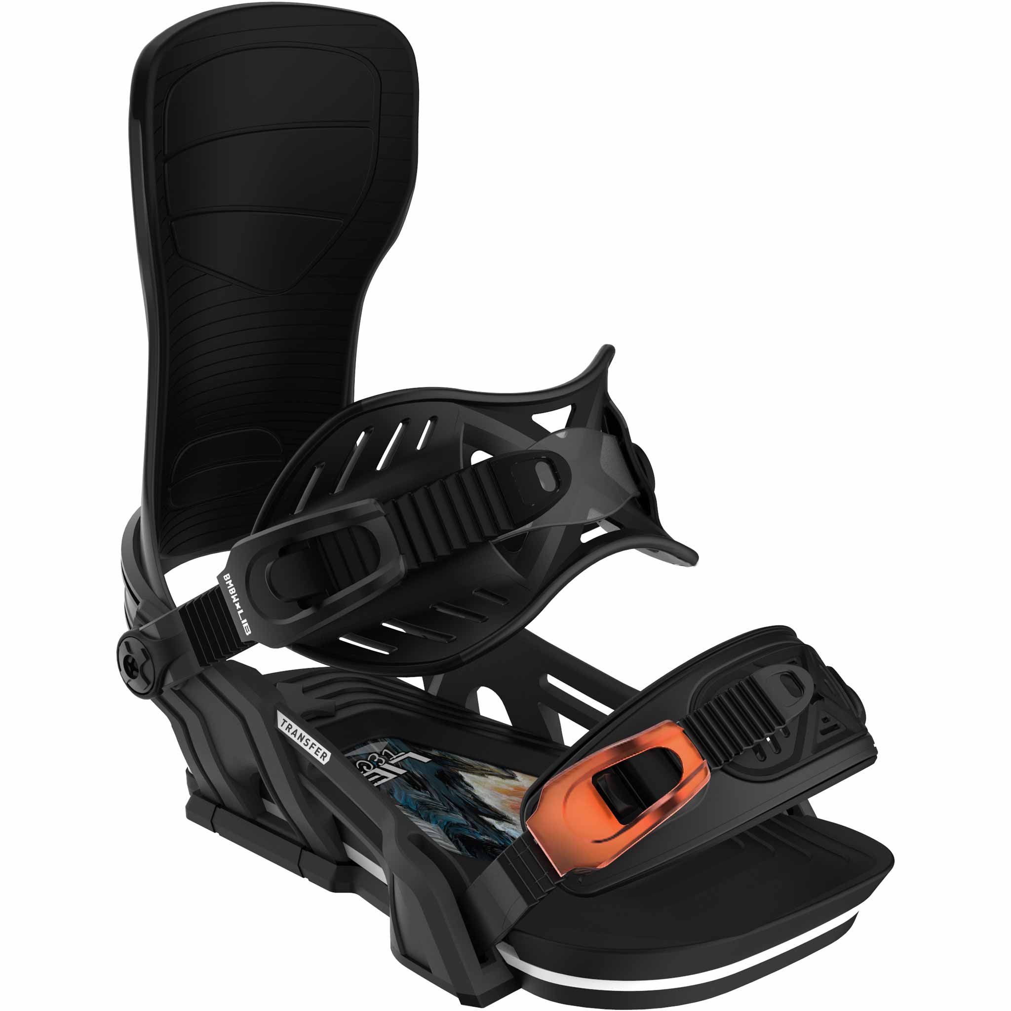 Bent Metal X Lib Tech Transfer Snowboard Binding Black 2026 Mens Bindings