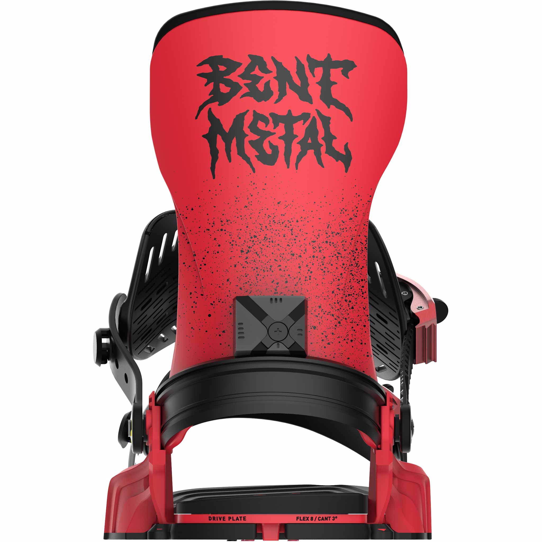 Bent Metal X Lib Tech Transfer Snowboard Binding Red 2026 Mens Bindings