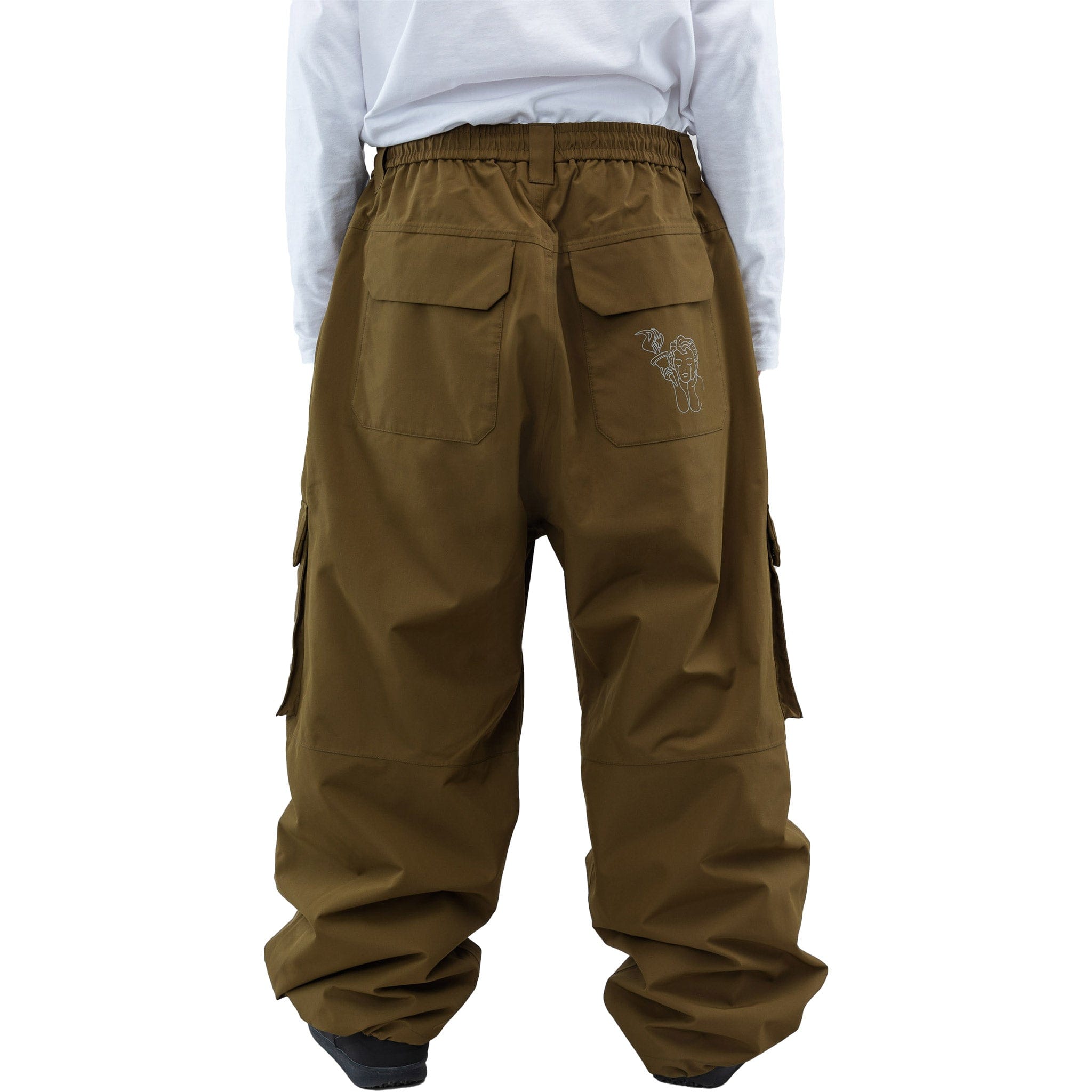 Beyond Medals Park Cargo Pant Olive Mens Snowboard Pants
