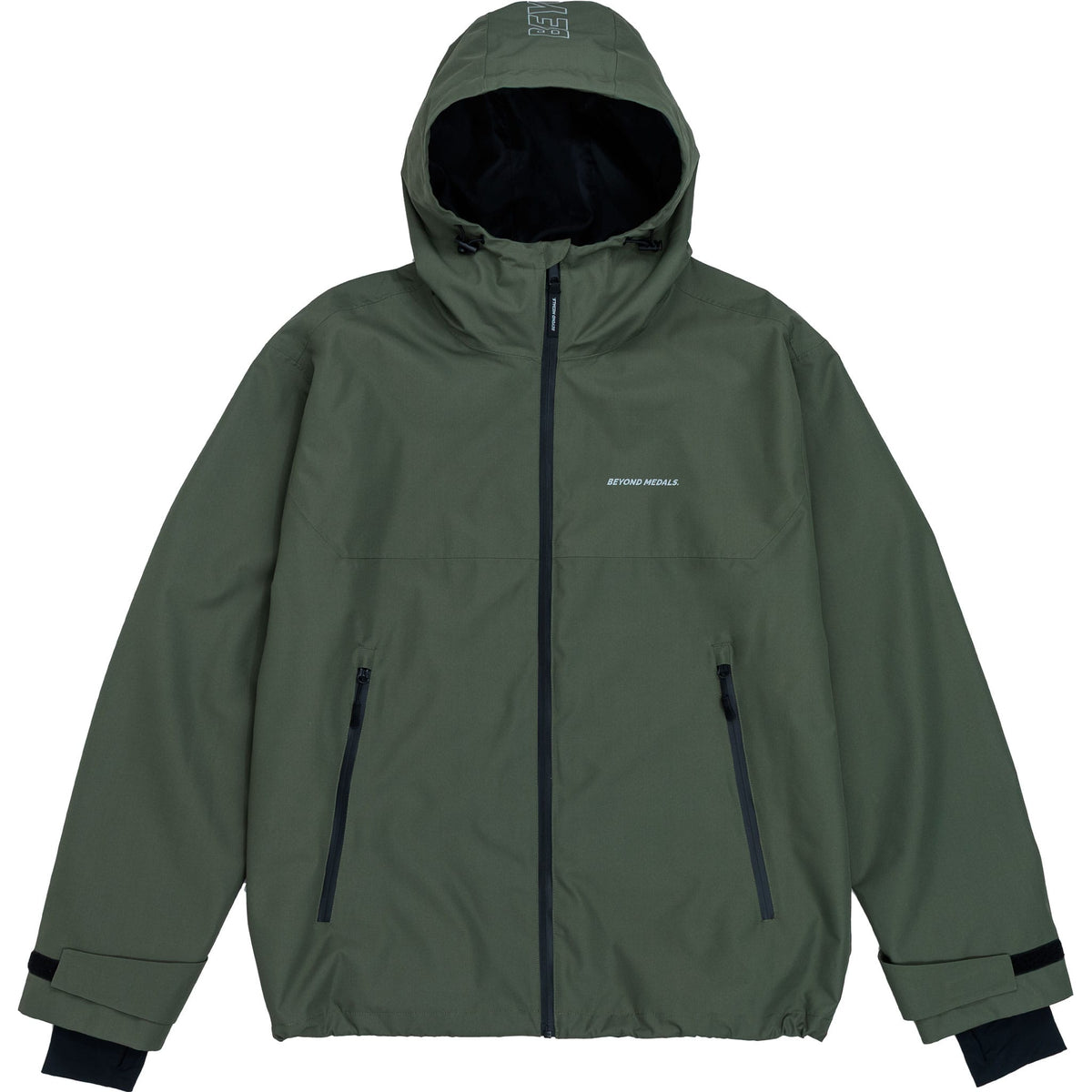 Beyond Medals Park Jacket 2L Dark Green Mens Snowboard Jackets