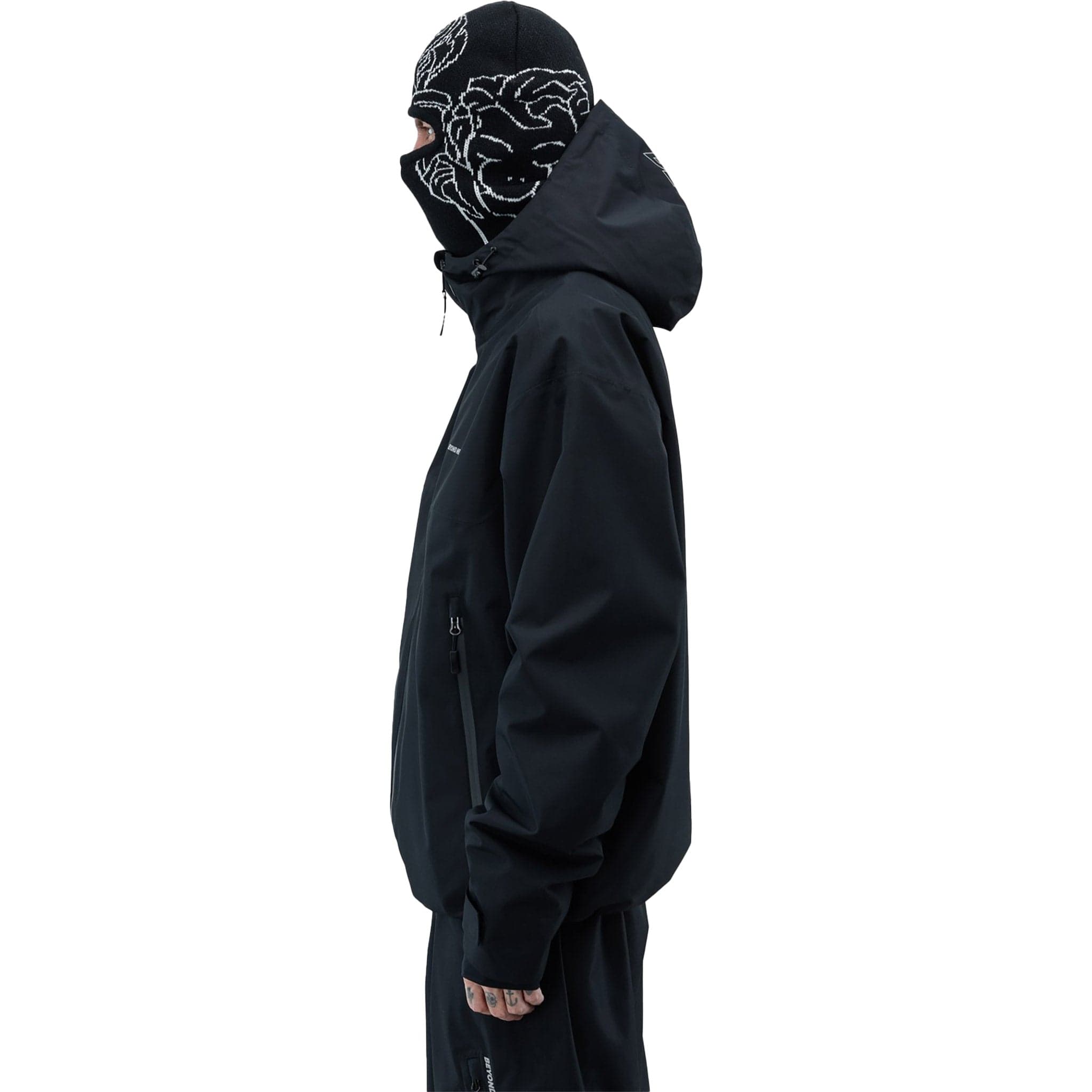 Beyond Medals Park Jacket Black Mens Snowboard Coat