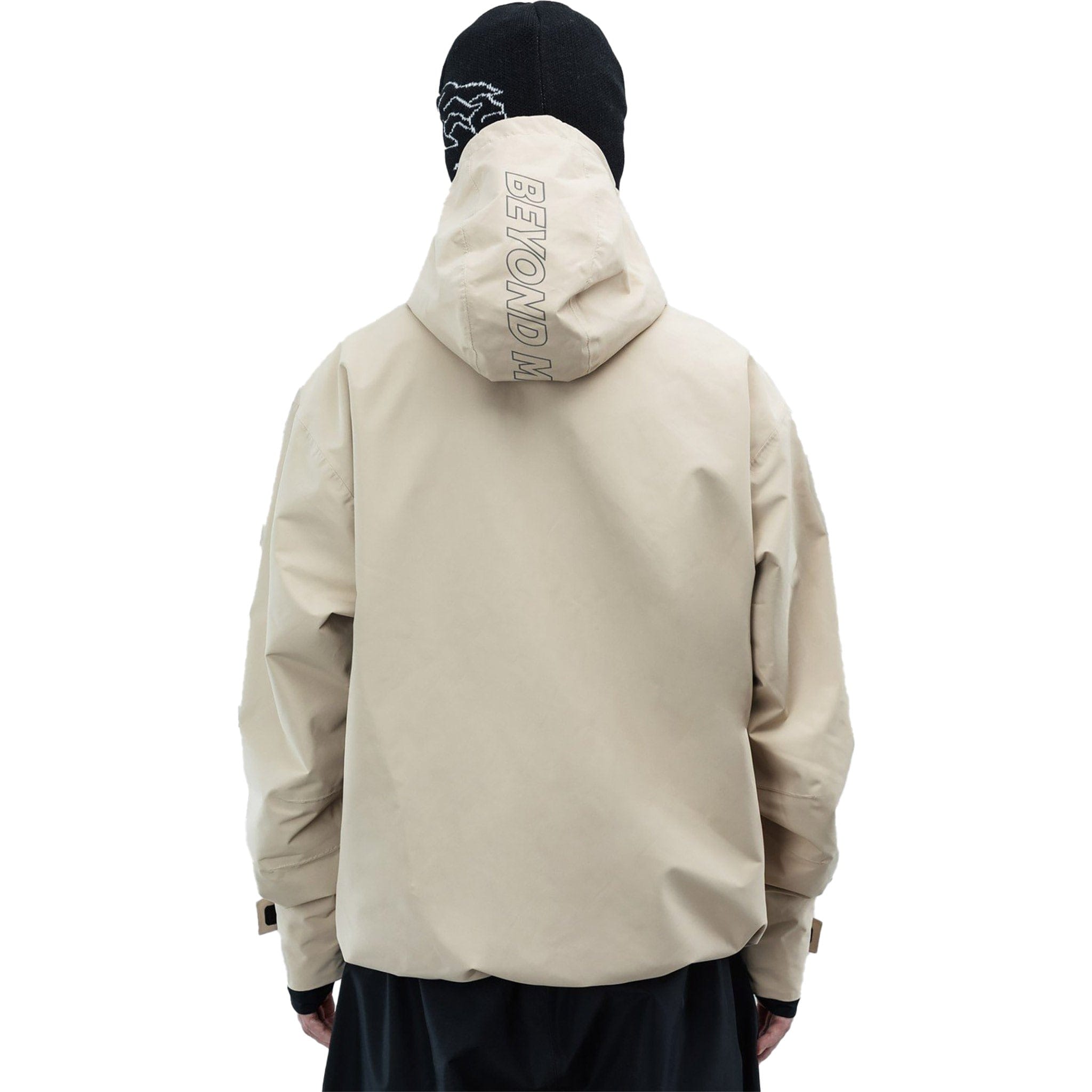 Beyond Medals Park Jacket Dark Beige Mens Snowboard Coat