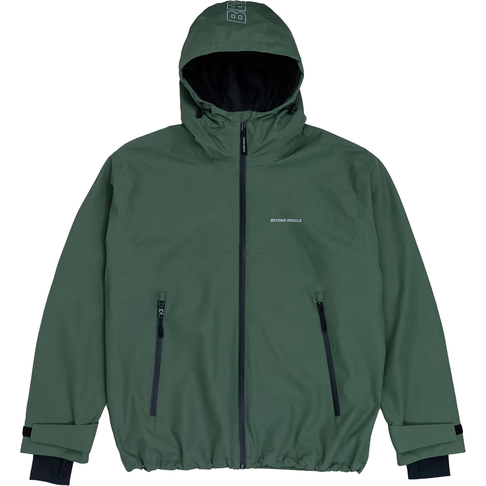 Beyond Medals Park Jacket Dark Green Mens Snowboard Coat