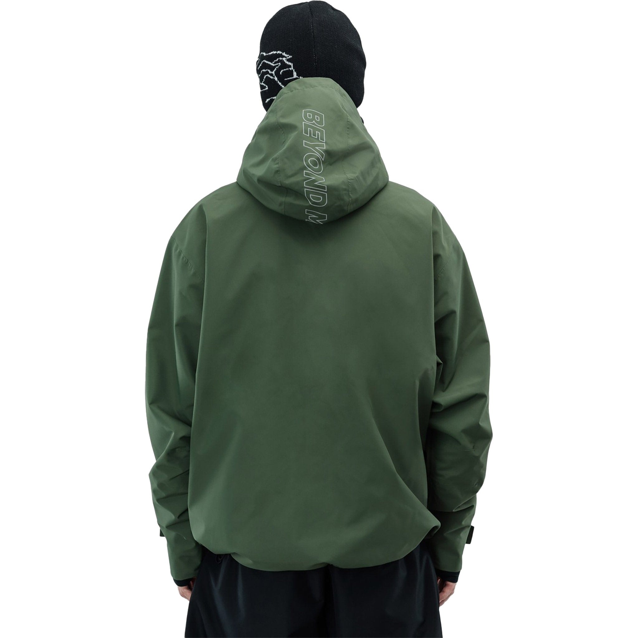 Beyond Medals Park Jacket Dark Green Mens Snowboard Coat