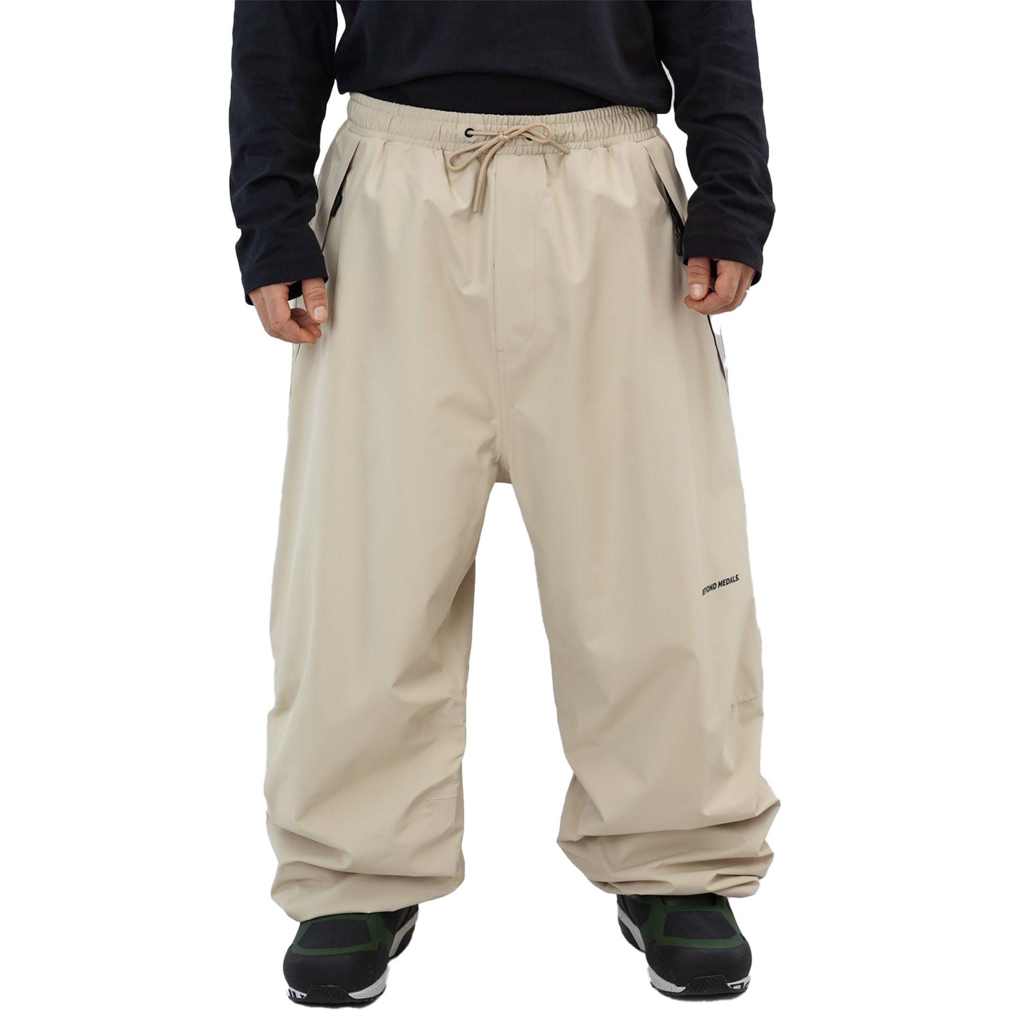 Beyond Medals Park Pant 2L Beige Mens Snowboard Pants