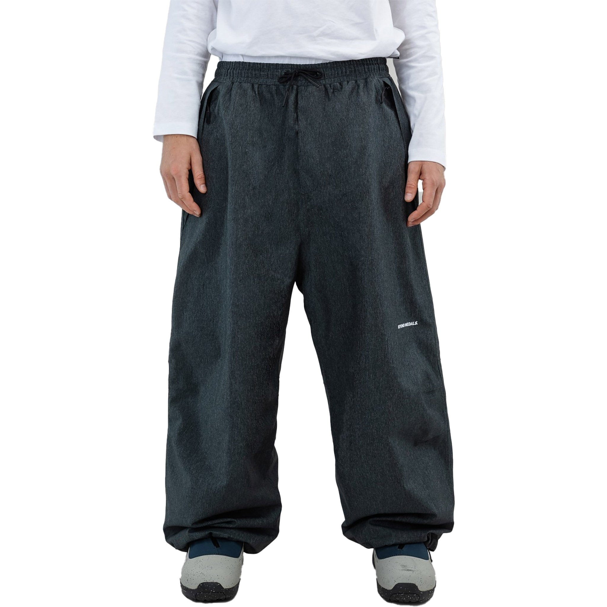 Beyond Medals Park Pant 2L Dark Grey Denim Mens Snowboard Pants
