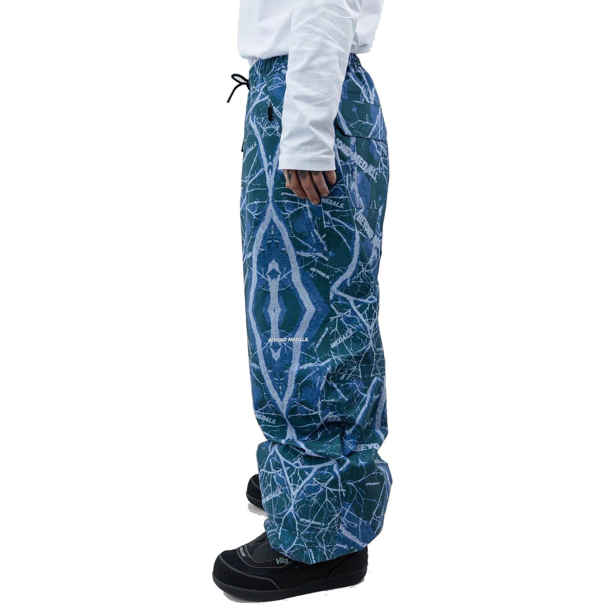 Beyond Medals Park Ripstop Pant Print Mens Snowboard Pants