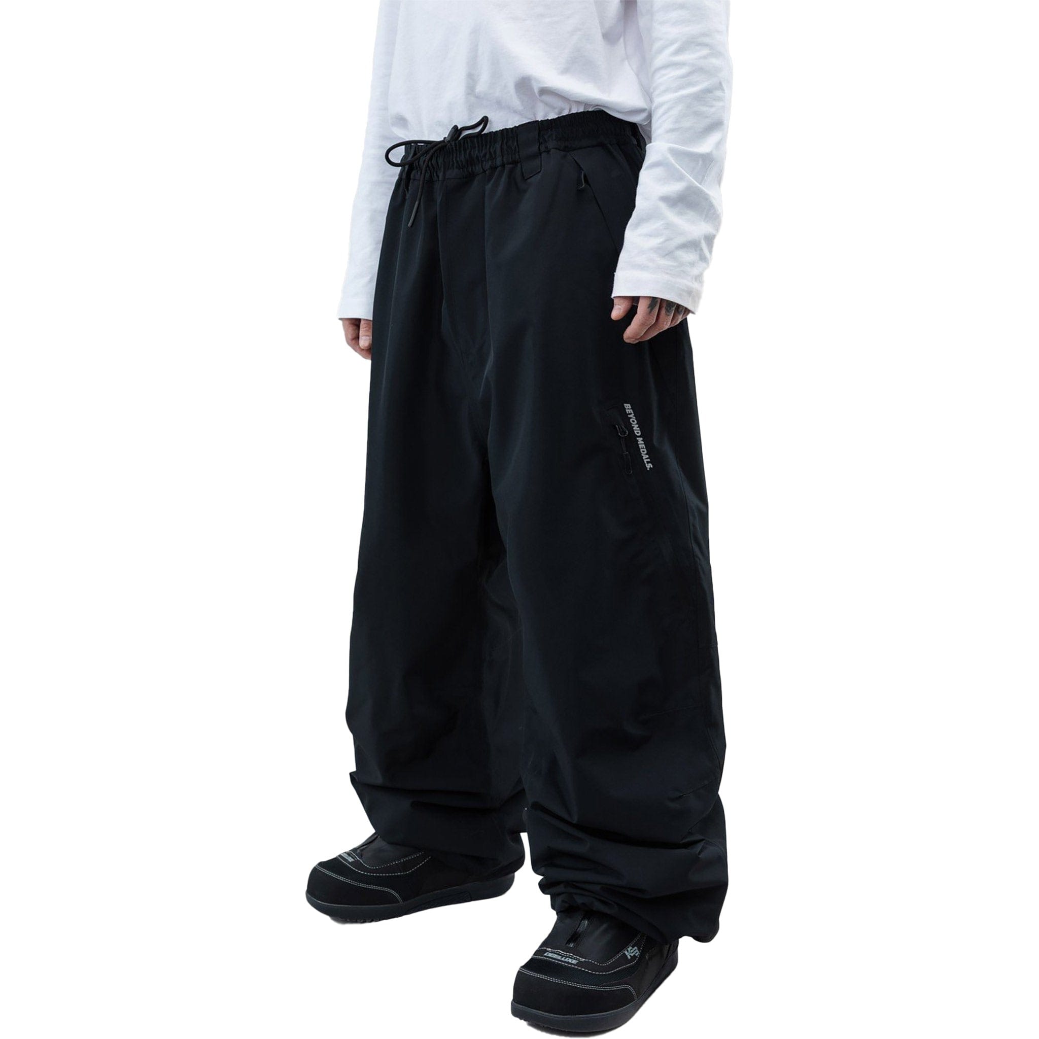 Beyond Medals Park Zip Pant Black Mens Snowboard Pants