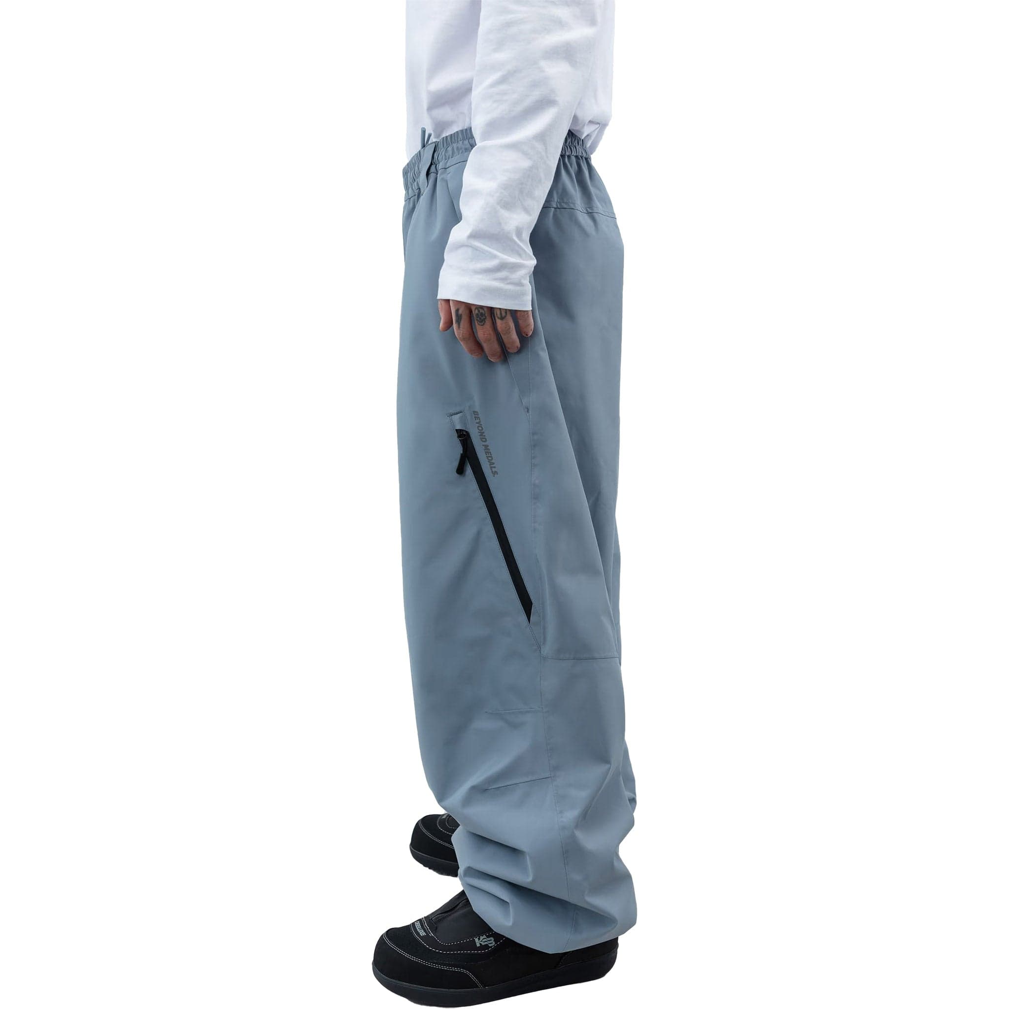 Beyond Medals Park Zip Pant Pale Blue Mens Snowboard Pants