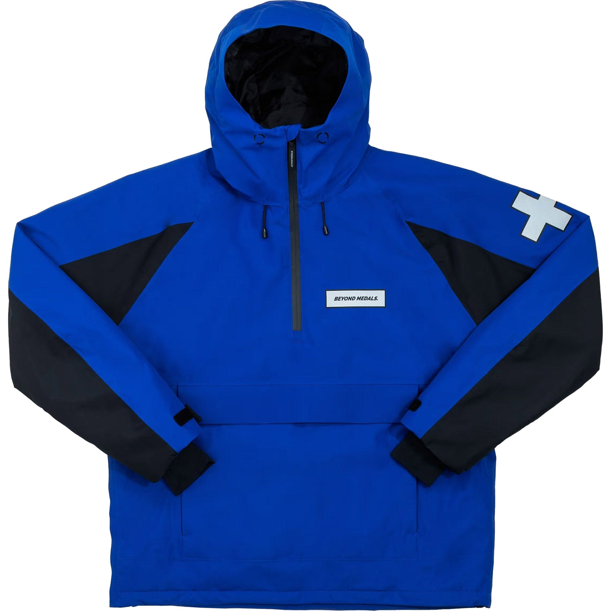 Beyond Medals Retro Anorak Jacket 2L Blue Mens Snowboard Coat