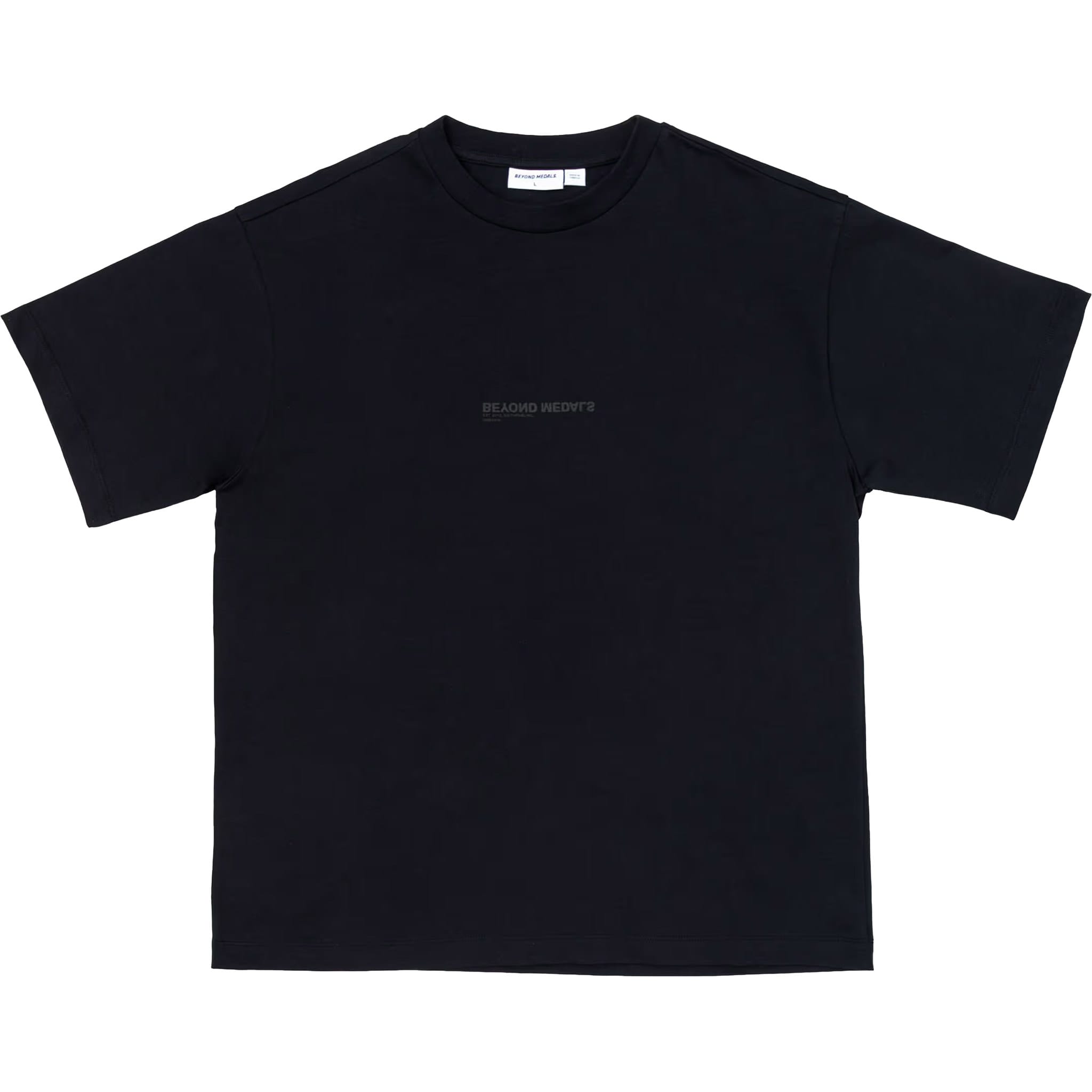 Beyond Medals Reverse Logo Tee Black T Shirt