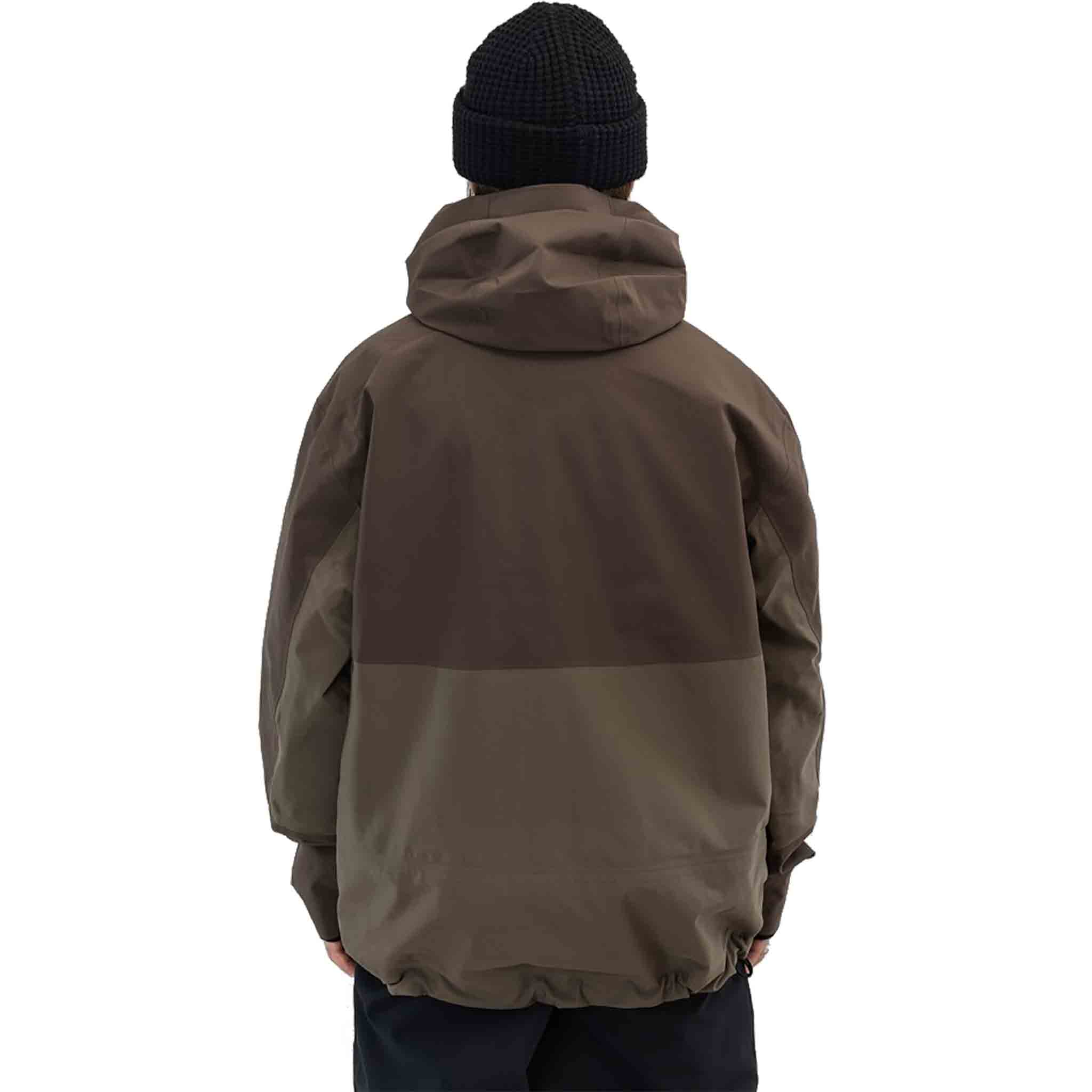 Beyond Medals Tech Jacket 3L Brown Mens Snowboard Coat