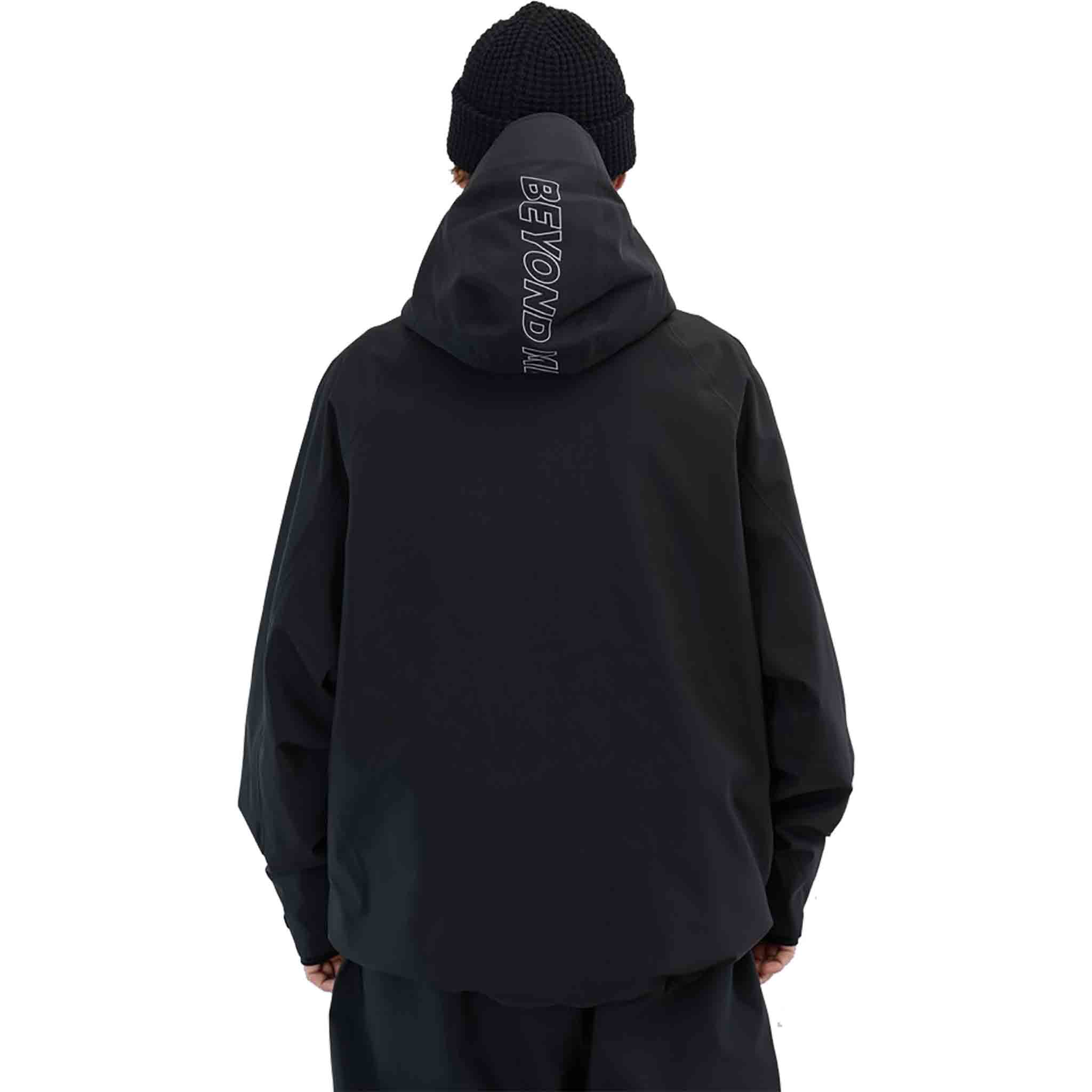 Beyond Medals X 3L Jacket Black Mens Snowboard Coat