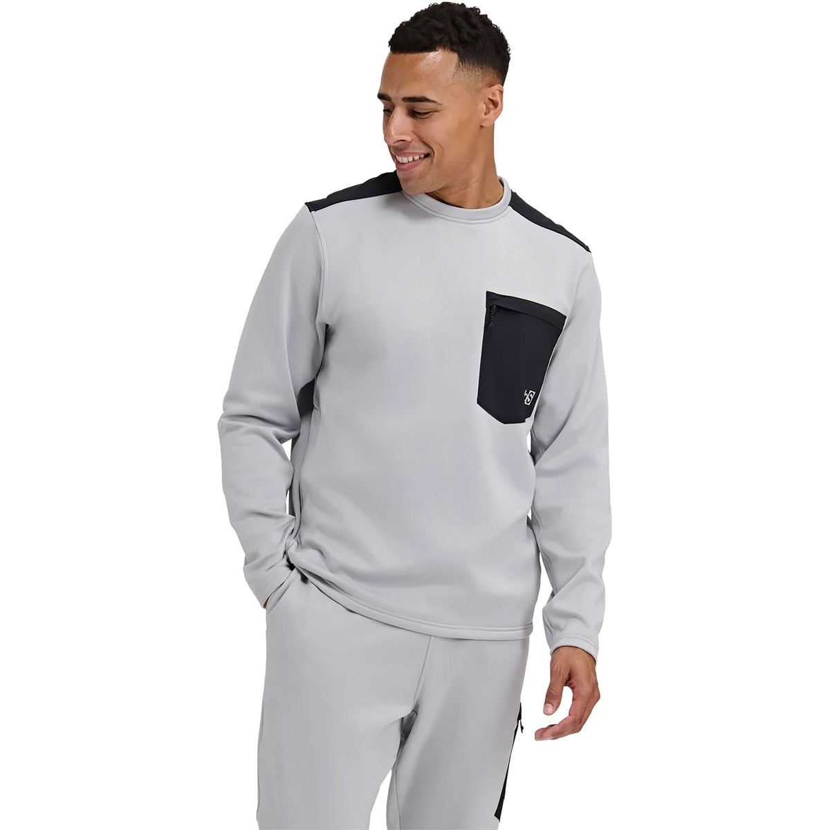 Blackstrap Spectrum Crewneck Ash 2027 Mens Thermal