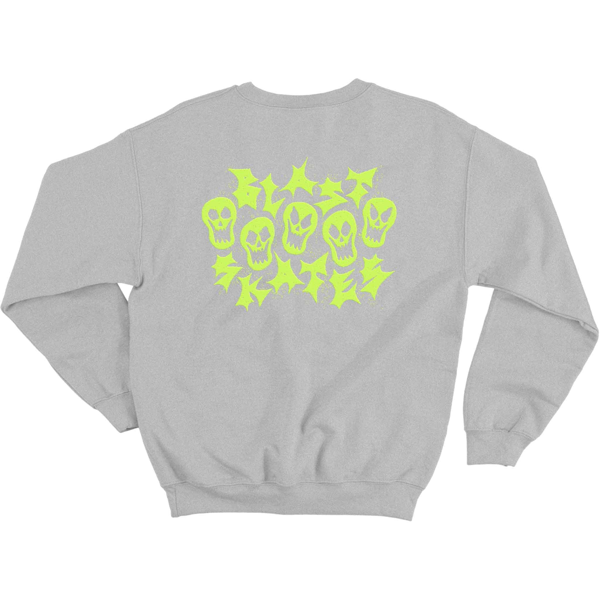 Blast Skates Crewneck Athletic Heather Grey Sweatshirts