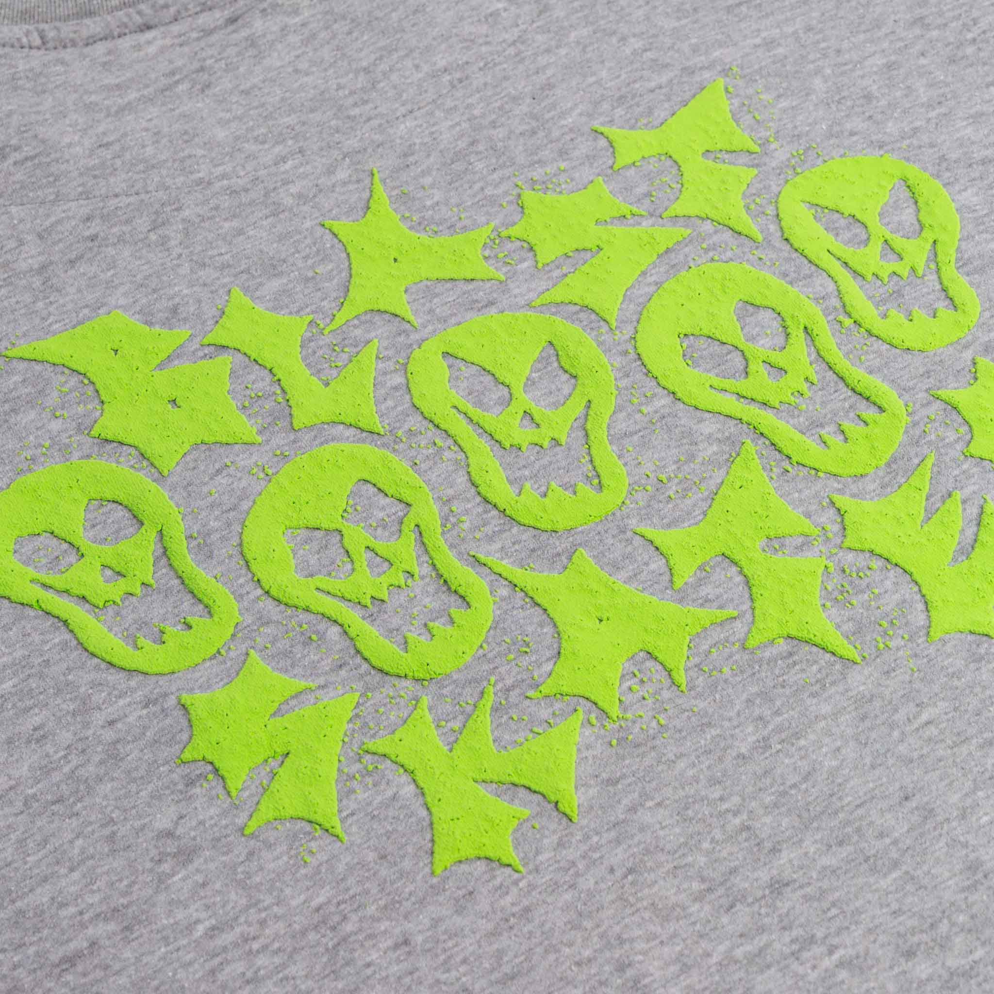 Blast Skates Crewneck Athletic Heather Grey Sweatshirts