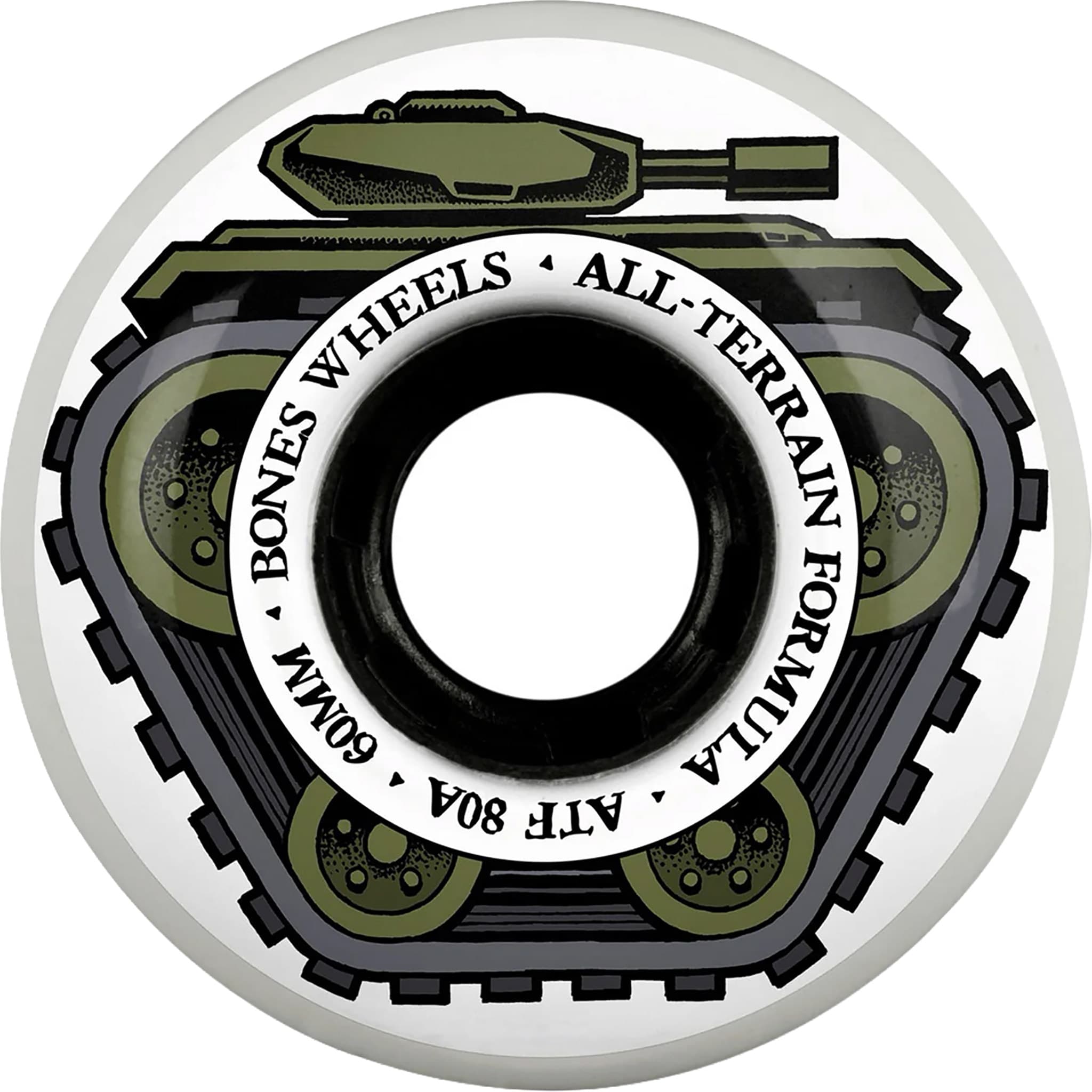 Bones ATF All Tank Skateboard Wheels 80a 60mm Skateboard Wheels