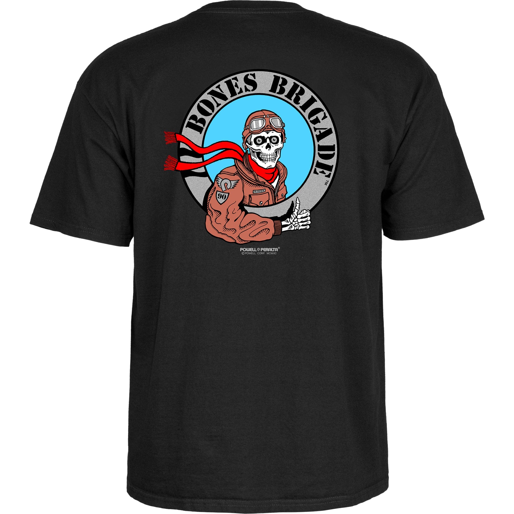 Bones Brigade Ripper Pilot T-Shirt Black T Shirt