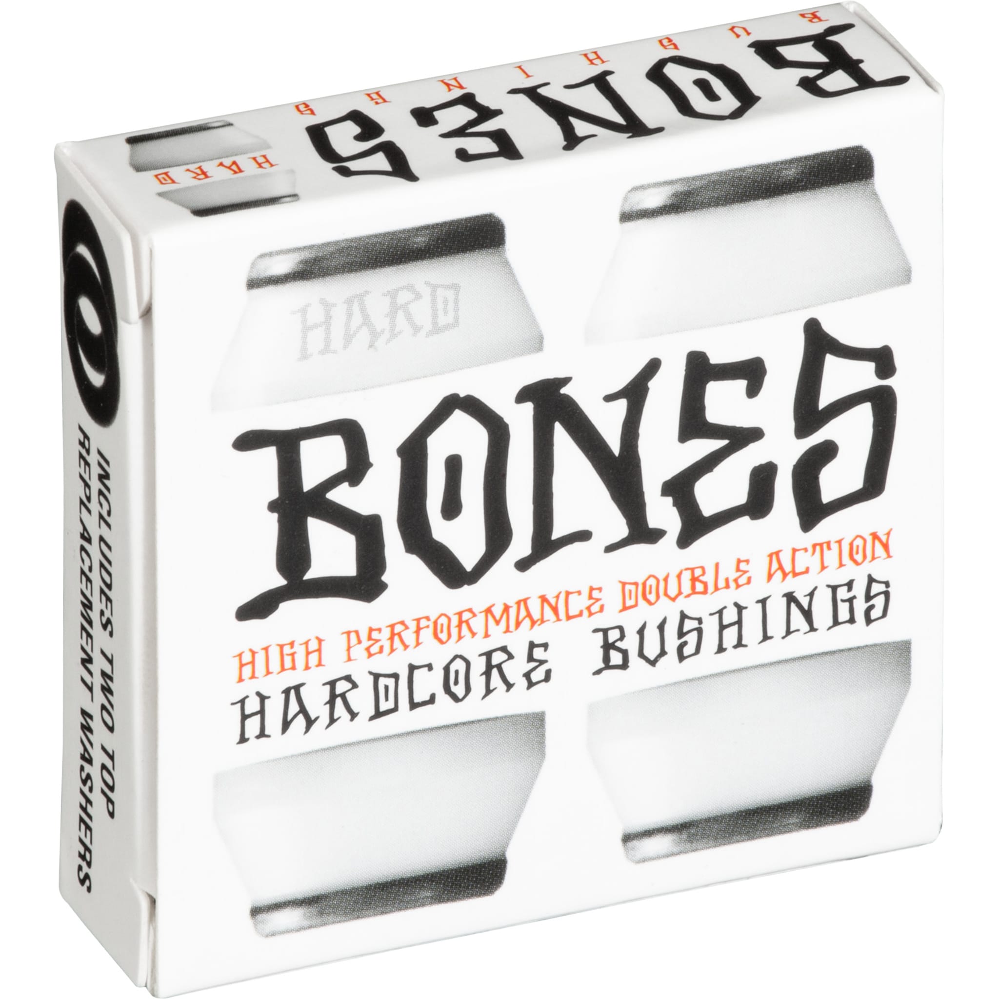 Bones Hardcore Bushings Hard White 96A Skateboard Accessories