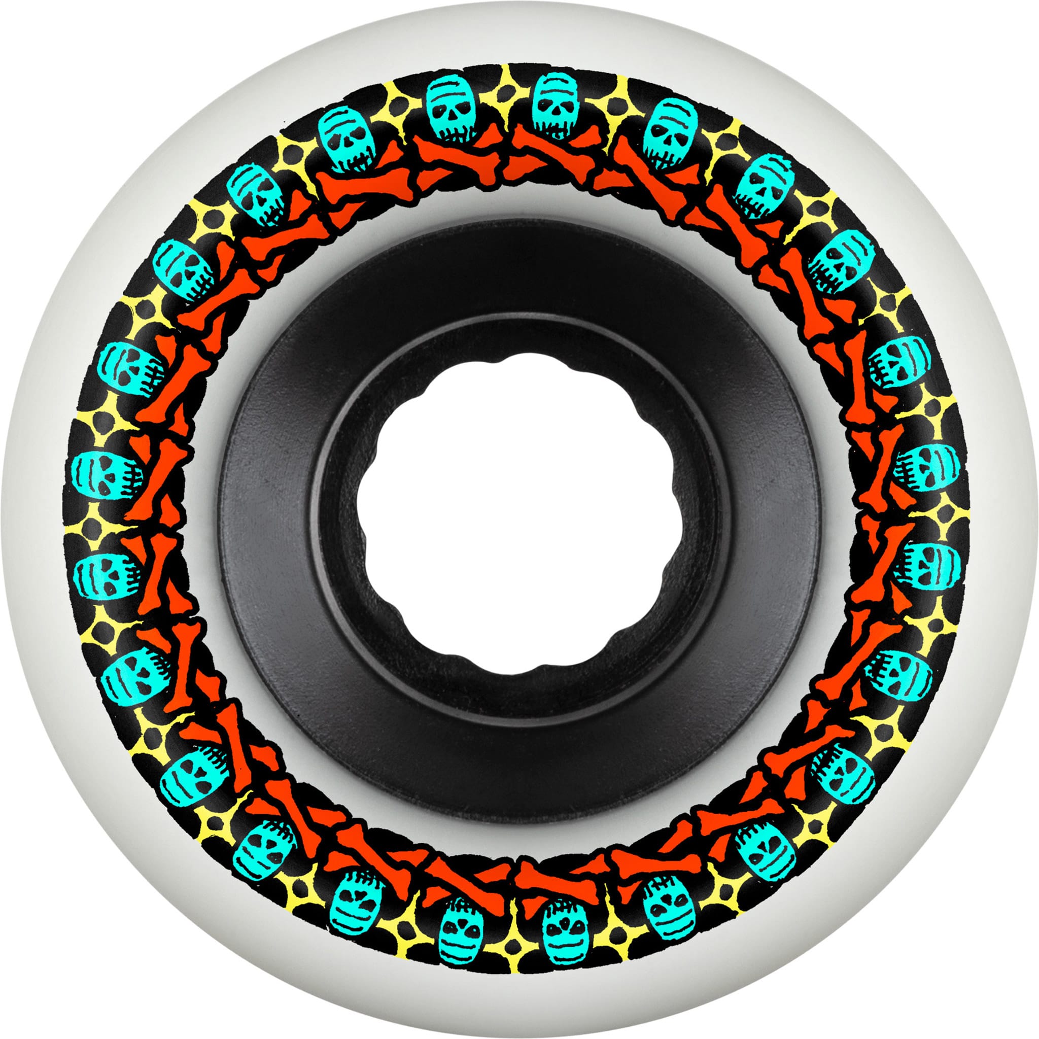 Bones Rough Riders 80A 56mm Skateboard Wheels White Skateboard Wheels