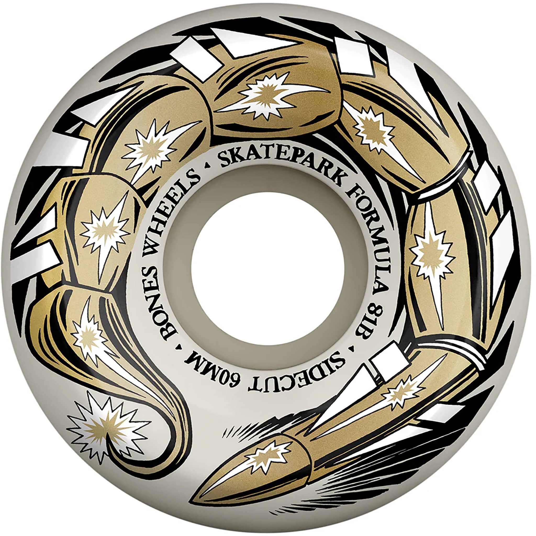 Bones SPF Scorpeedo P5 Sidecuts Skateboard Wheels 81b 60mm Skateboard Wheels